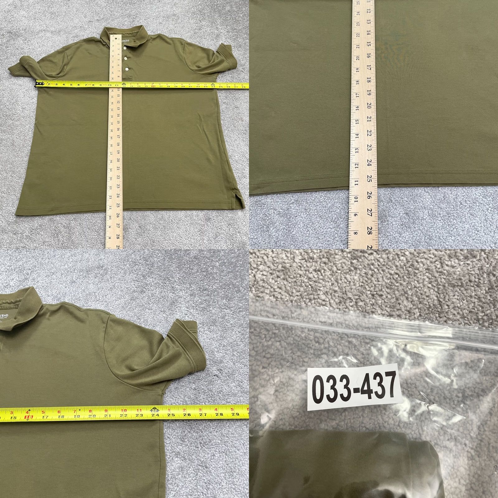 Lands' End Lands' End Polo Shirt Mens Large Green Cotton Short Sleeve Casual Size US L / EU 52-54 / 3 - 8 Thumbnail