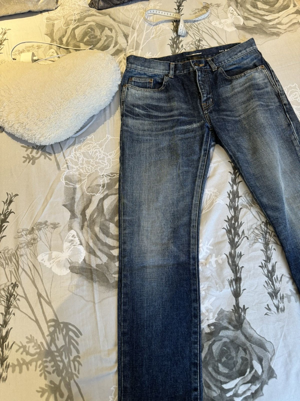 Saint Laurent Paris Saint laurent jeans denim Size US 31 - 3 Thumbnail