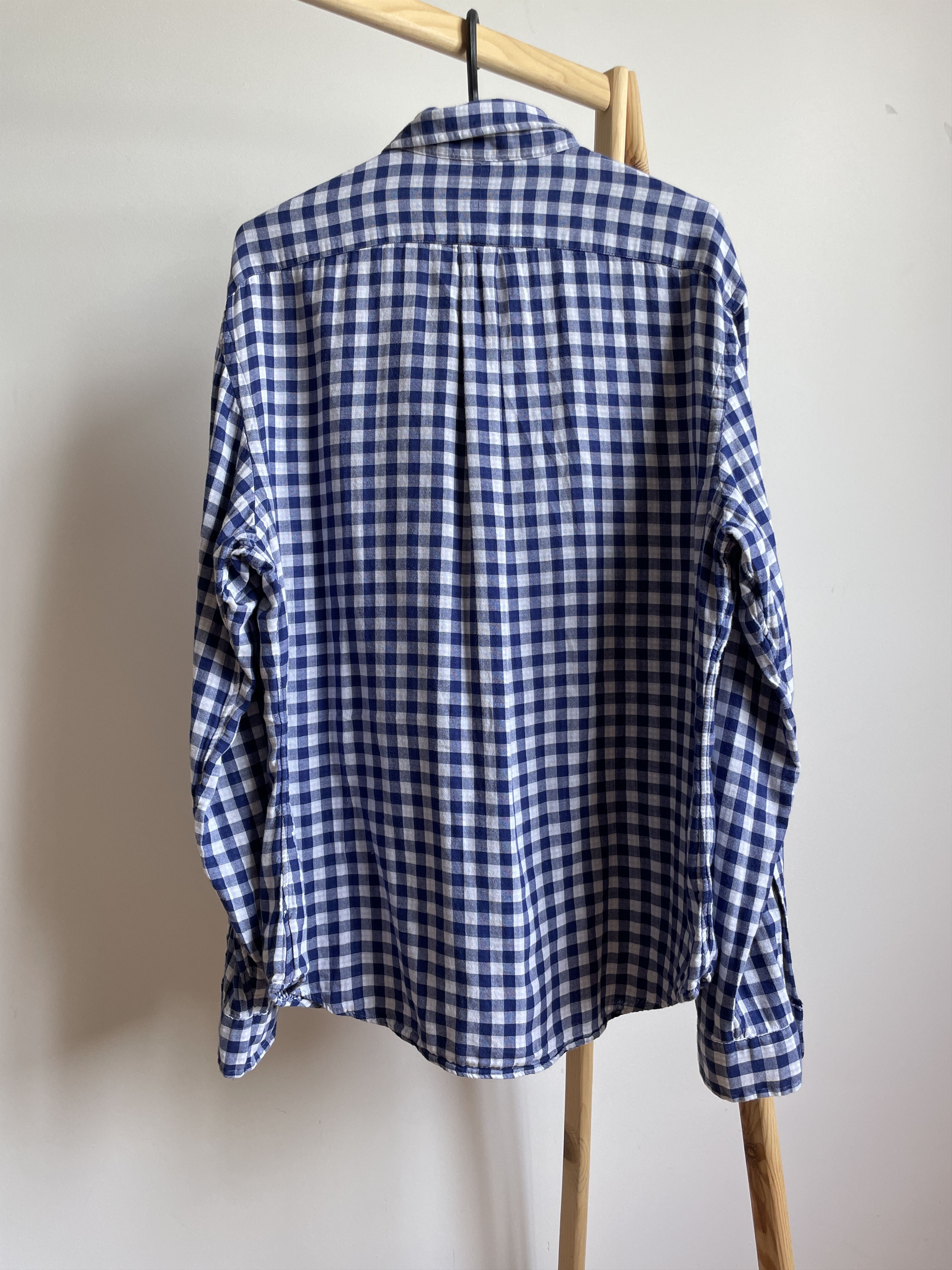 Polo Ralph Lauren Polo Ralph Lauren Double Faced Check Muslin Slim Fit Shirt Size US XL / EU 56 / 4 - 2 Thumbnail