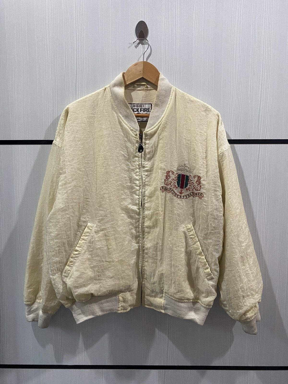 Japanese Brand × Vintage Vintage Back Fire Bomber Jacket Size US M / EU 48-50 / 2 - 2 Thumbnail