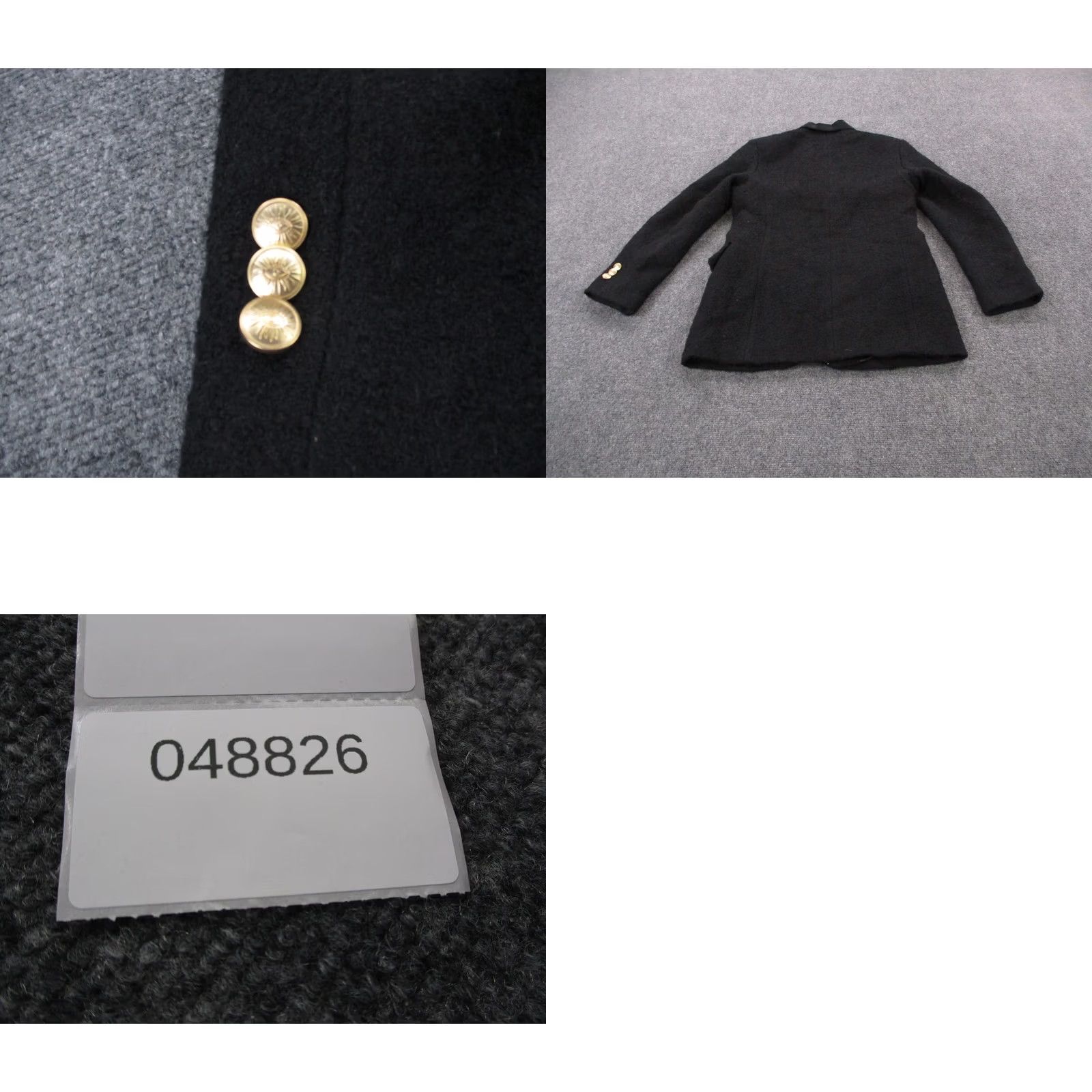 Sandro Sandro Jacket Black Wool Blend Coat Designer Outdoors Overcoat Casual 38 Women Size XS / US 0-2 / IT 36-38 - 9 Thumbnail
