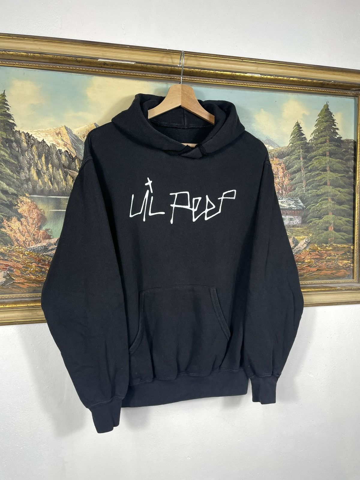 Band Tees Lil Peep come over when you're sober black hoodie 2017 merch Size US M / EU 48-50 / 2 - 5 Thumbnail