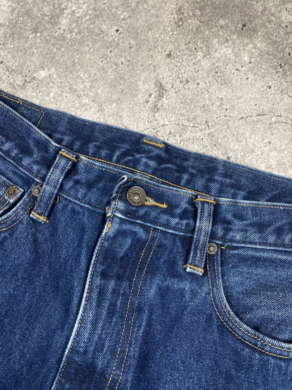 Levi's × Vintage Vintage Y2K Faded Black Wide Leg Levis Baggy Denim Jeans USA Size US 32 / EU 48 - 4 Thumbnail