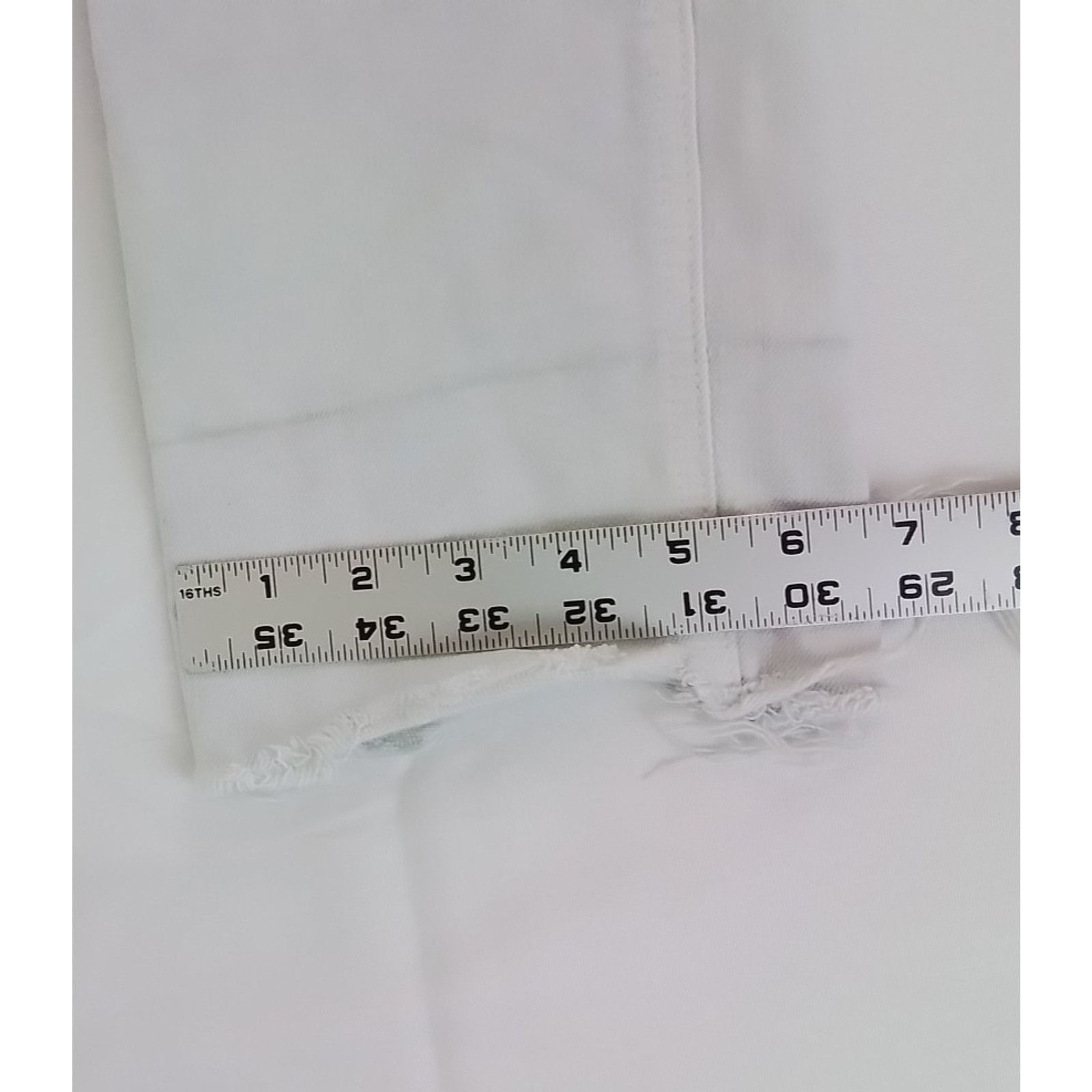 MOTHER Mother Mid Rise Dazzler Jeans Women's 31 x 27 White Size 31" - 14 Thumbnail