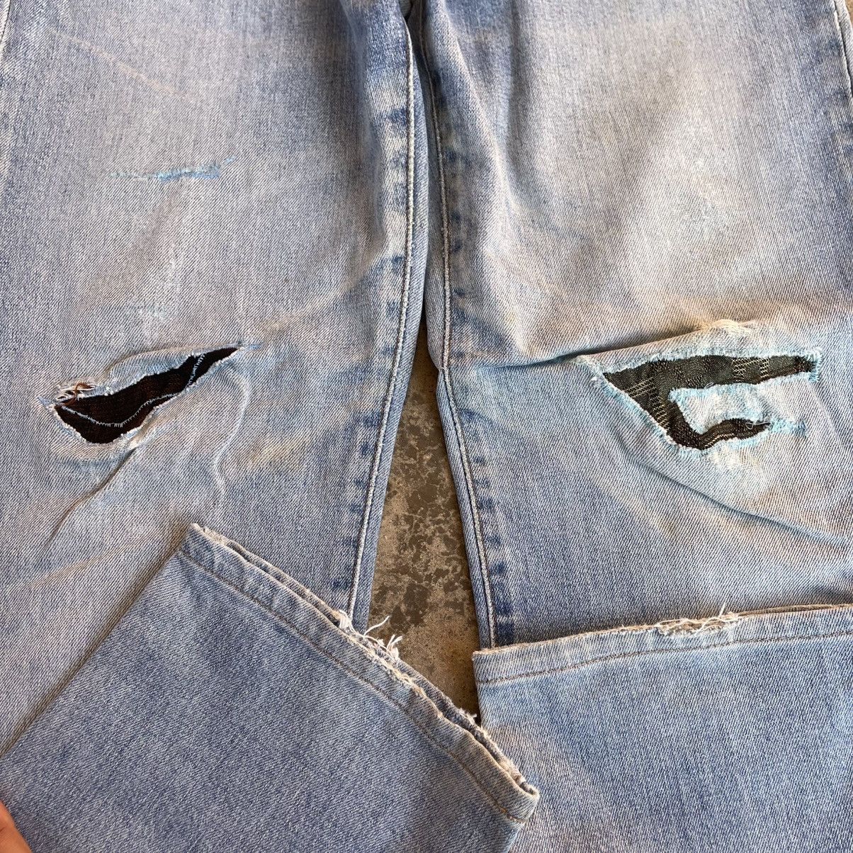 Edwin 🔥Vintage Edwin 643 Stoned Washed Ripped Distress Denim Jeans Size US 29 - 7 Thumbnail