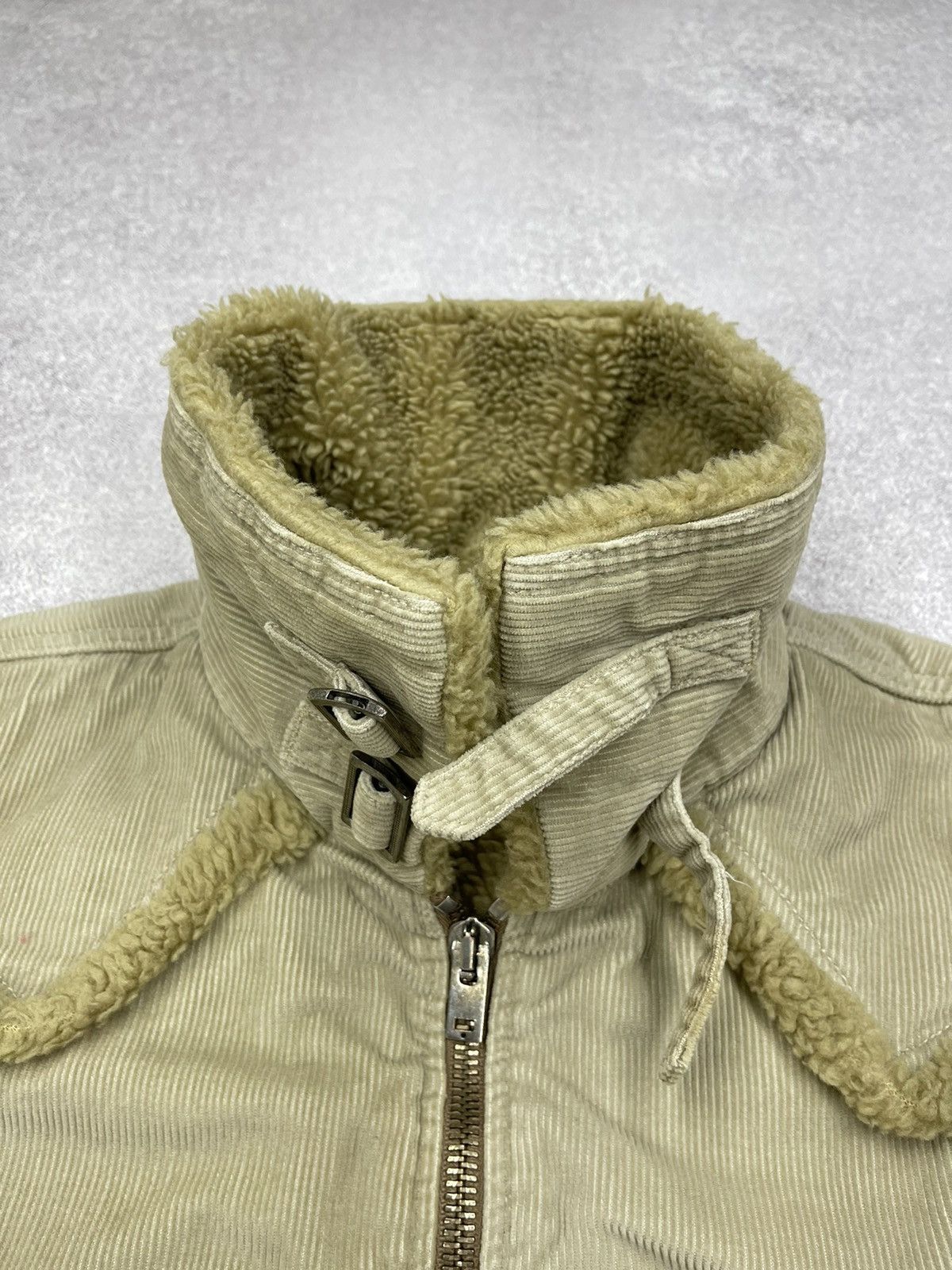 Diesel Vintage Diesel Corduroy Velvet Sherpa Jacket Avant Garde Size US XL / EU 56 / 4 - 6 Thumbnail