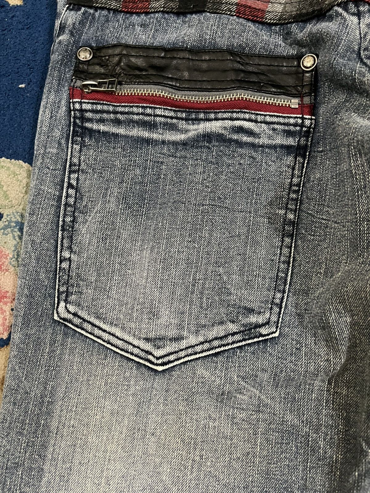 Who Decides War Vintage Originalstyle Double Waist Distressed Denim Size US 31 - 16 Thumbnail