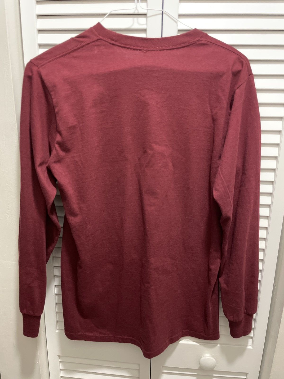 Supreme Supreme Burgundy Eyeless Long Sleeve Size US S / EU 44-46 / 1 - 2 Thumbnail