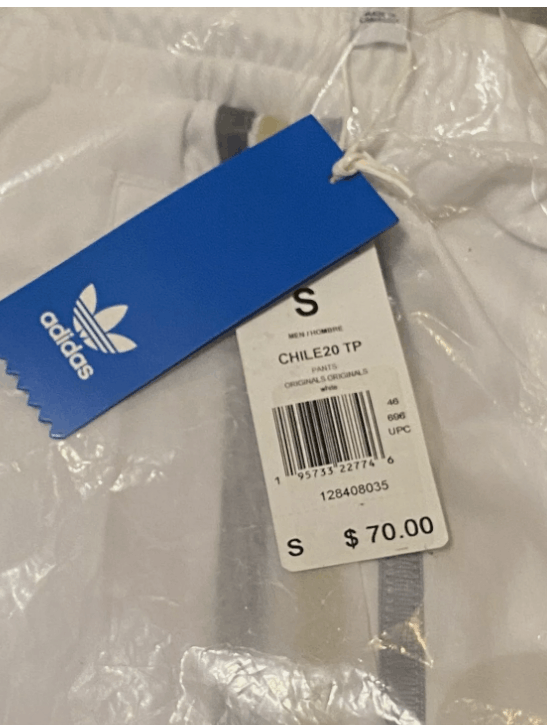 Adidas adidas Chile20 Logo Recycled Polyester Track Pants Size US 31 - 4 Thumbnail