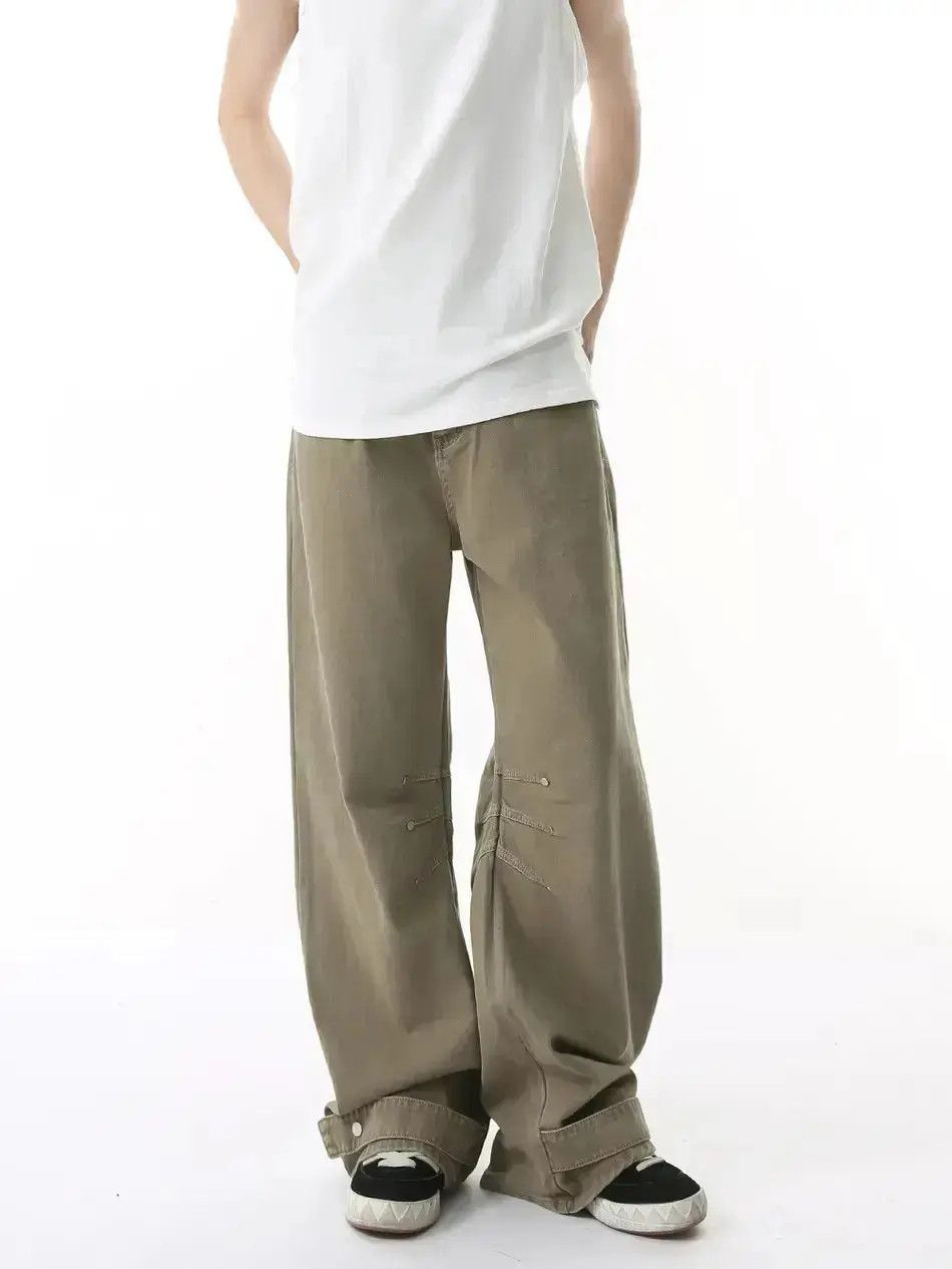 Japanese Brand Retro loose wide leg high street jeans Size US 32 / EU 48 - 2 Thumbnail