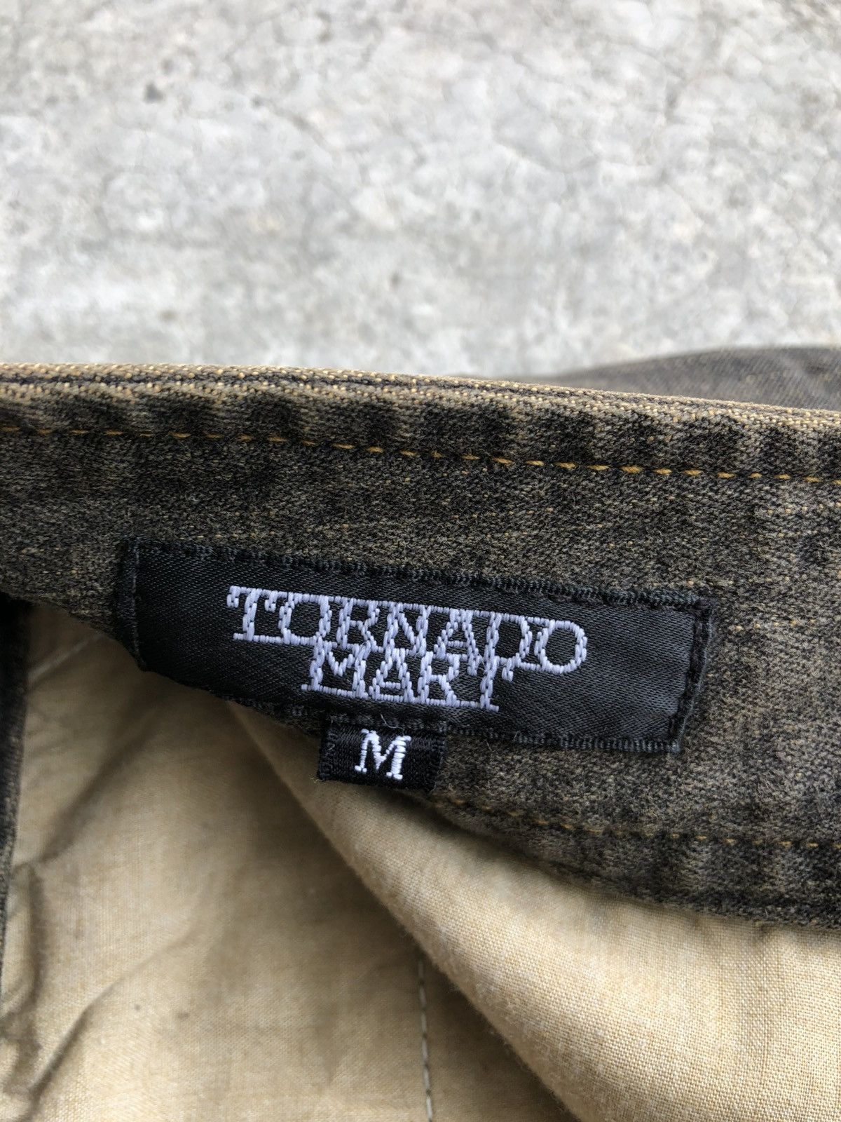 Tornado Mart Tornado Mart Flared Jeans Distressed Jeans Size US 30 / EU 46 - 18 Thumbnail