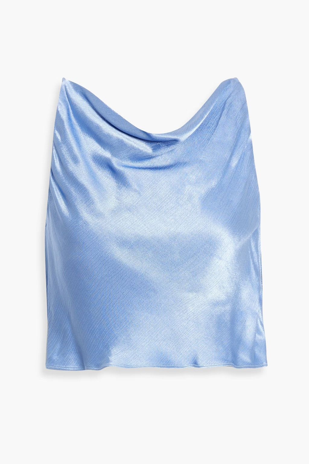 BEC + BRIDGE BEC & BRIDGE Delphine Cropped Hammered-satin Top Size XS / US 0-2 / IT 36-38 - 1 Thumbnail