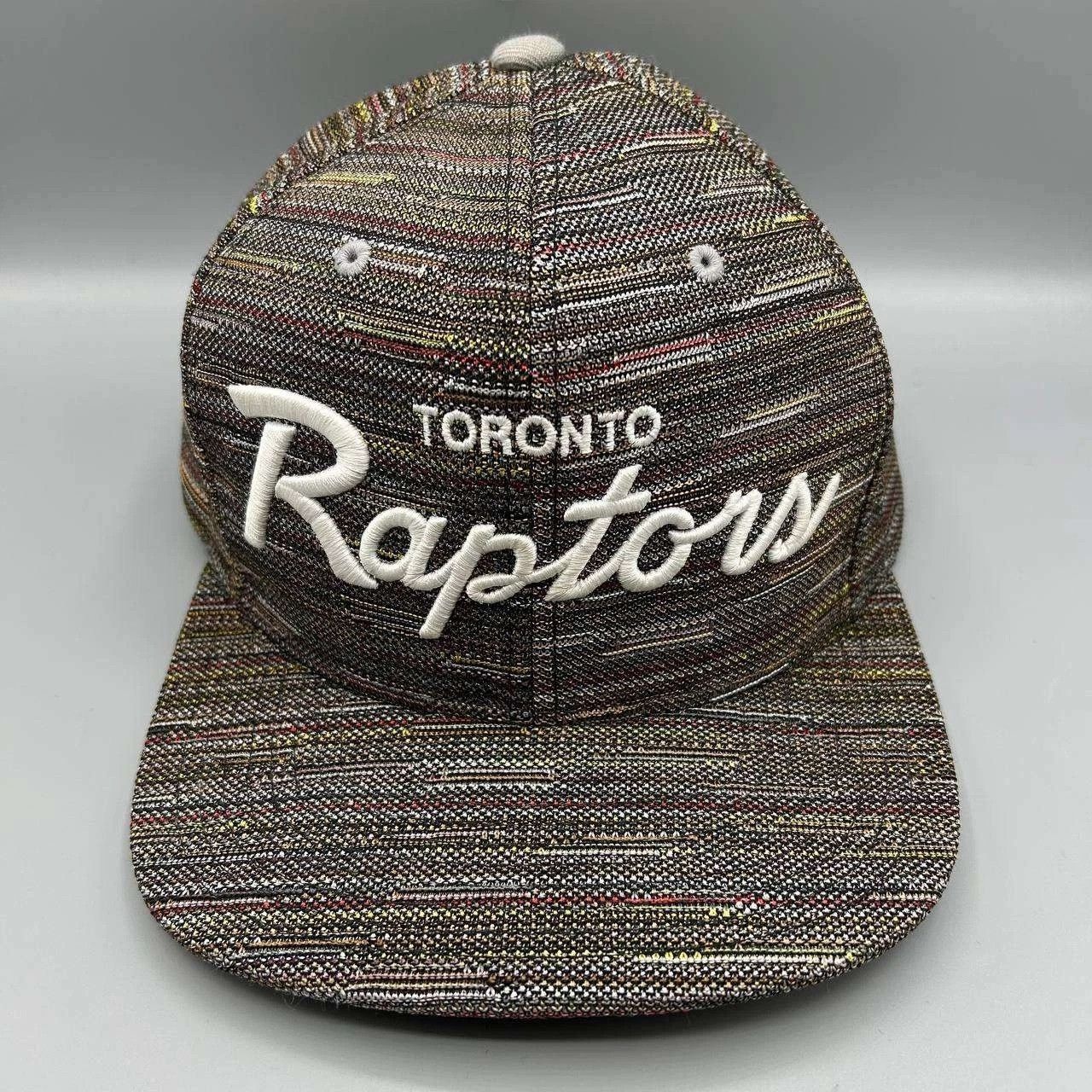 Mitchell & Ness Toronto Raptors Hat Men Embroidered NBA Snap Back Cap Size ONE SIZE - 1 Thumbnail