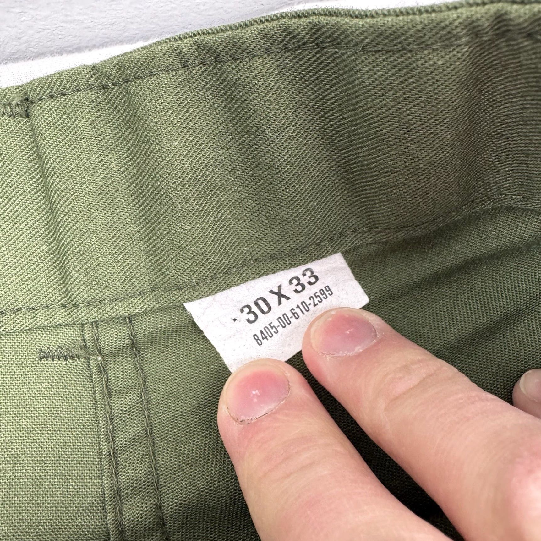Vintage VINTAGE Army Pants Adult 30x33 Green 1980s Military USA Grunge OG-507 Mens Regular 30 Green 80s Army Men Size US 30 / EU 46 - 5 Thumbnail