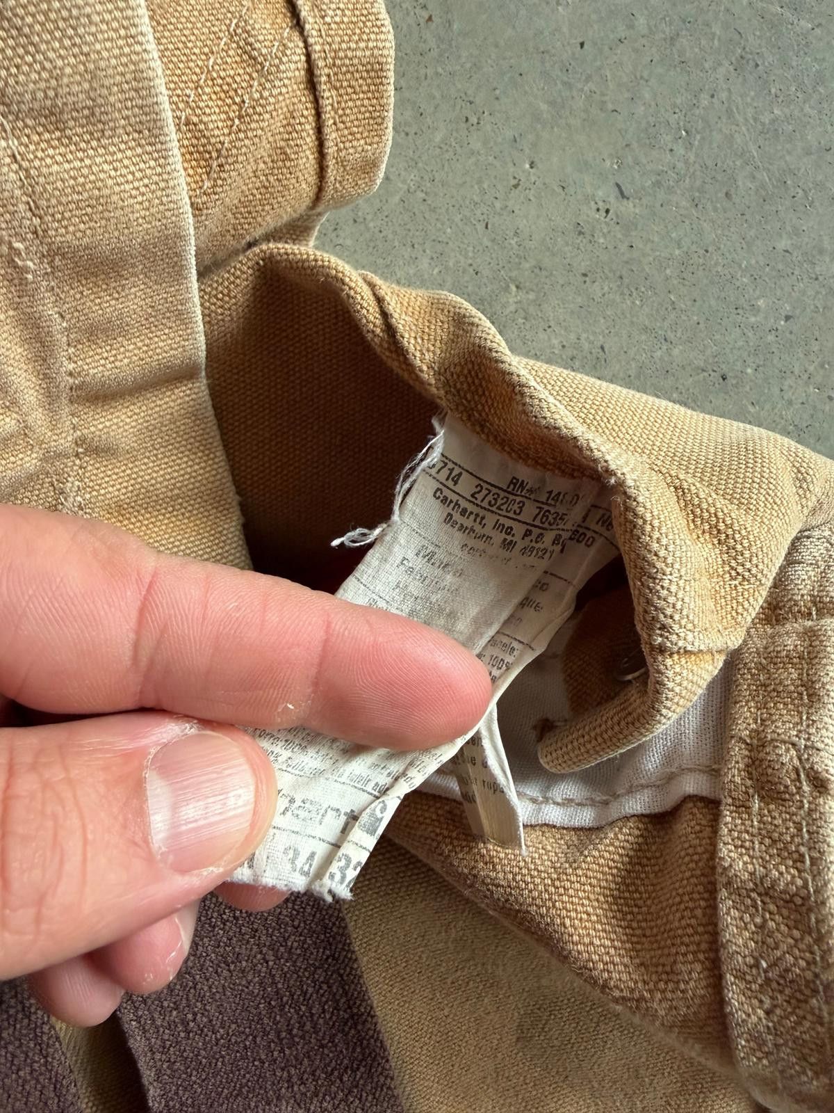 Carhartt VTG Carhartt Double Knee Khaki Overalls Sz 34x32 Size US 34 / EU 50 - 5 Thumbnail