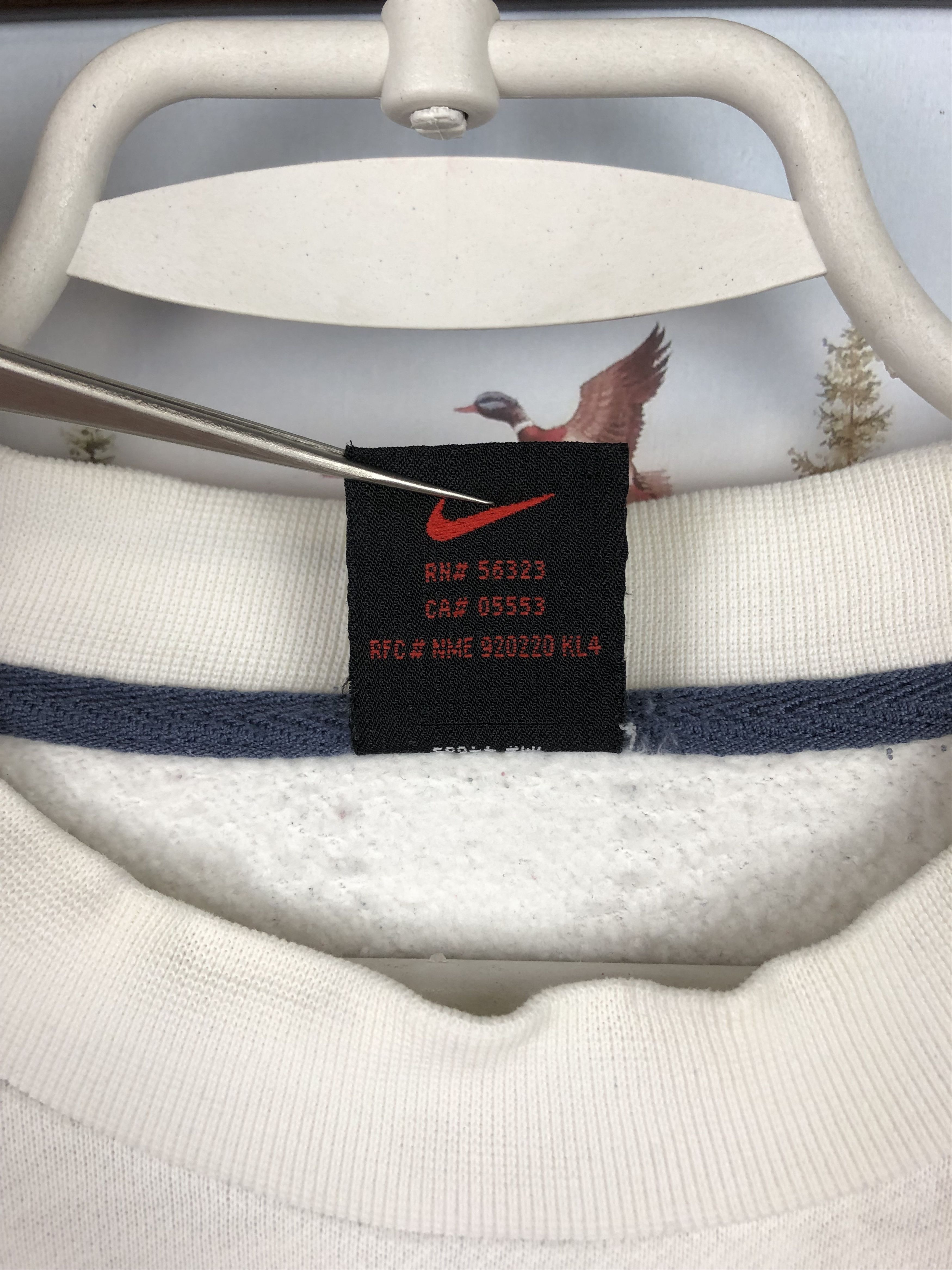 Nike Vintage 90's Nike Sweatshirt Big Logo Swoosh Crewneck Size US S / EU 44-46 / 1 - 8 Thumbnail