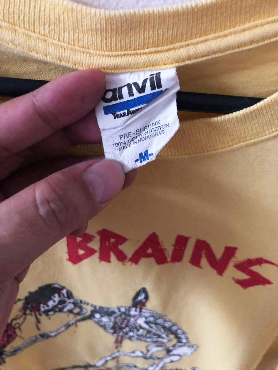 Band Tees Bad Brains Skeleton Yellow Tee Size US M / EU 48-50 / 2 - 2 Thumbnail
