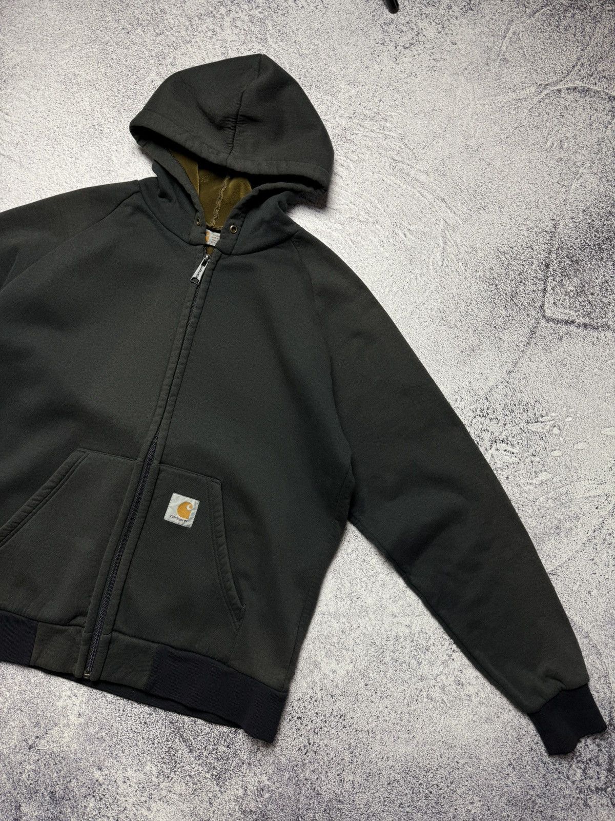 Carhartt Vintage Carhartt Zip Hoodie Faded Work Jacket Y2k Style Rare Size US L / EU 52-54 / 3 - 4 Thumbnail