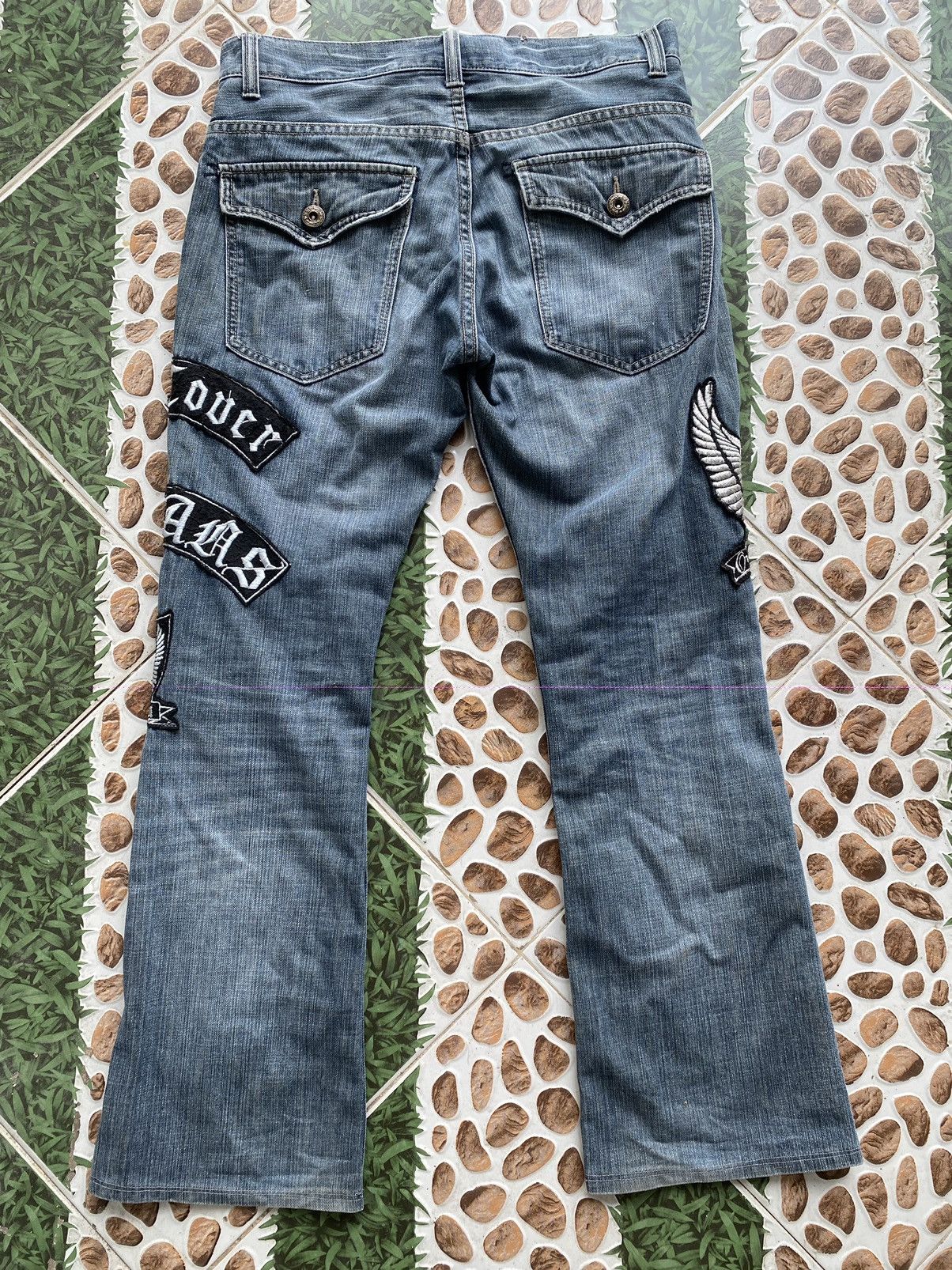 Japanese Brand Sorridere Japanese Brand Patchwork Denim Size US 32 / EU 48 - 2 Thumbnail
