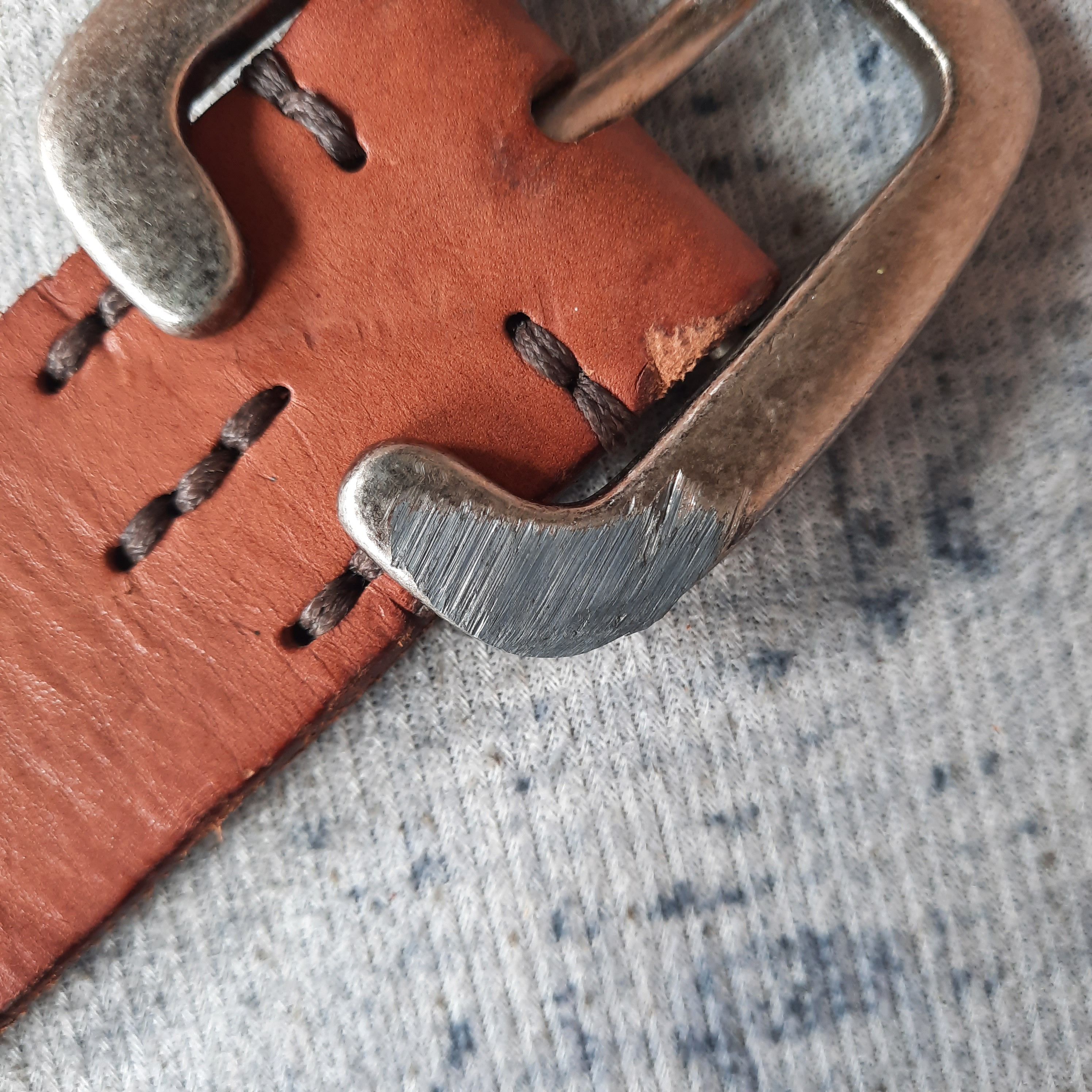 14th Addiction 🎱 Back number japan garrison crafted leather belt Size ONE SIZE - 5 Thumbnail