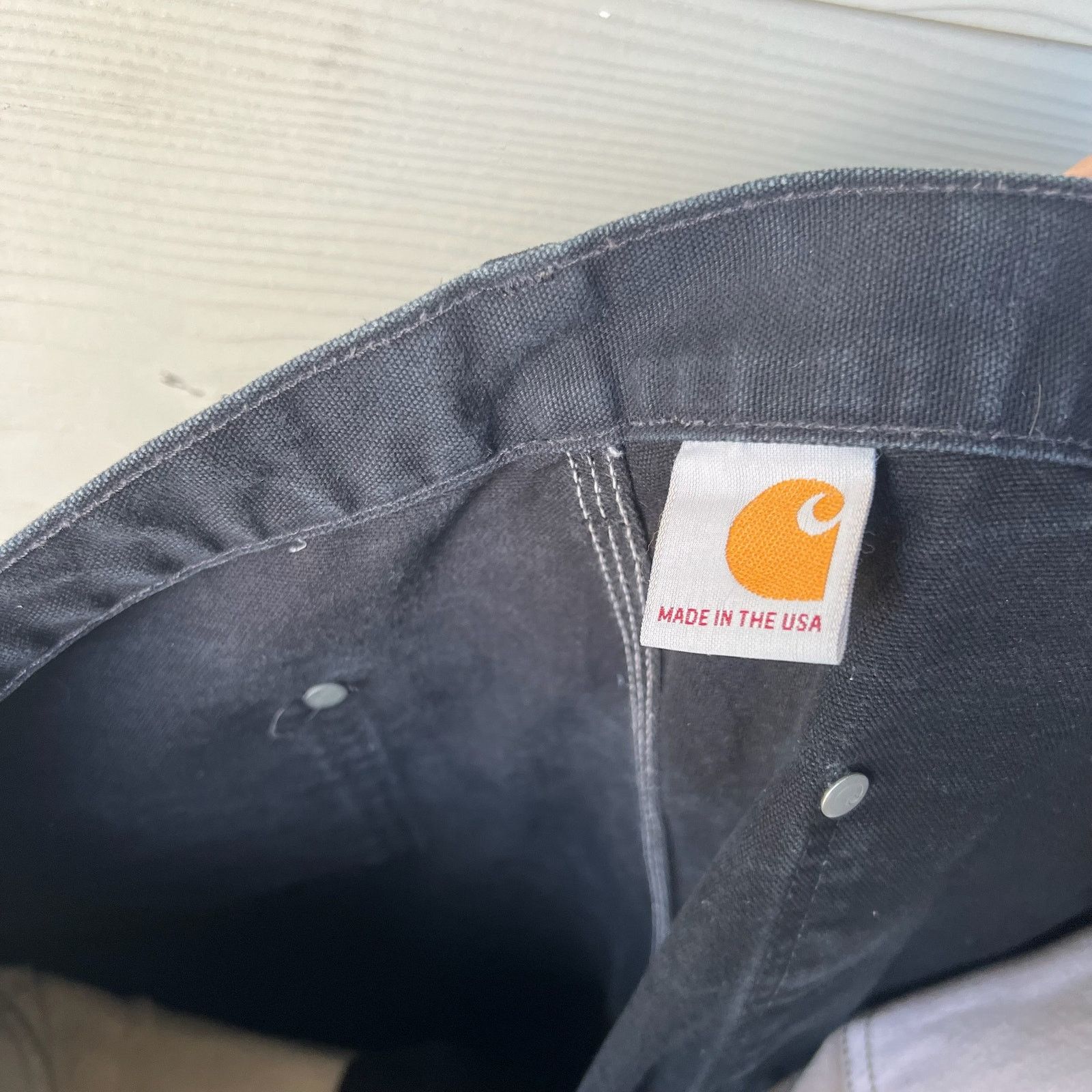 Carhartt × Vintage Carhartt black double knee work wear carpenter pants Size US 35 - 6 Thumbnail