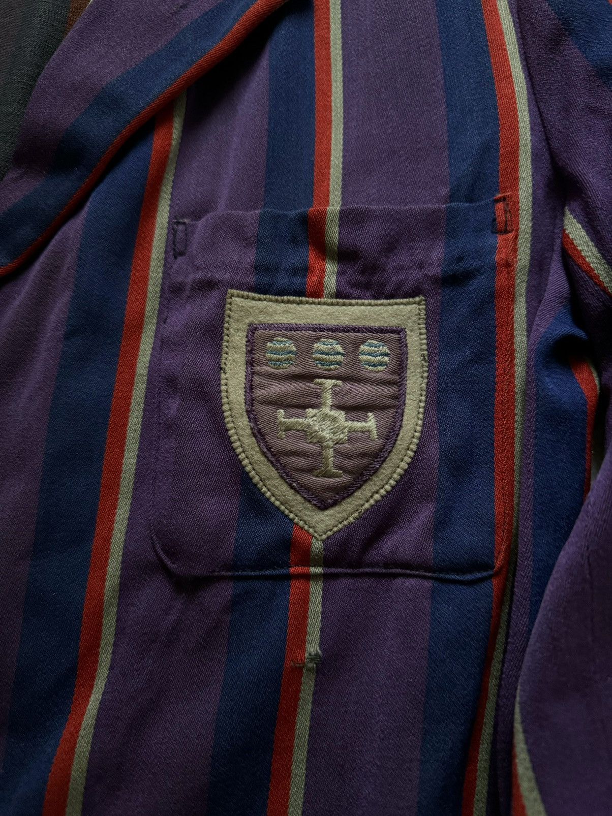 Other 1940s Cambridge University Striped Boating Wool Jacket Size US S / EU 44-46 / 1 - 6 Thumbnail