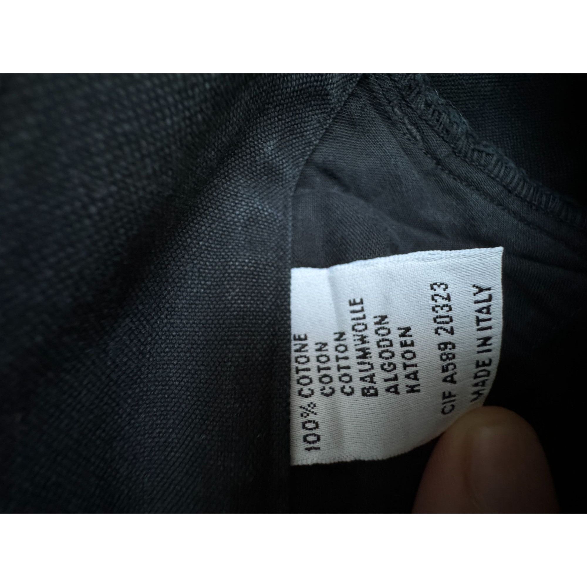 Jean Paul Gaultier Jean Paul Gaultier Vintage JPG Black Cotton Pants Size 26 fi Size 26" / US 2 / IT 38 - 5 Thumbnail