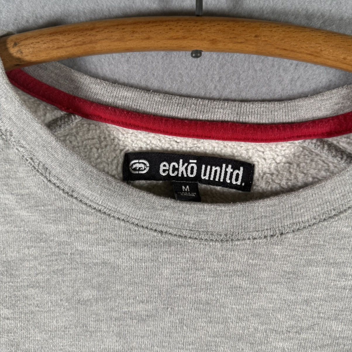 Ecko Unltd. Y2K Ecko Unltd. Camo Logo Sweatshirt Gray Size US M / EU 48-50 / 2 - 2 Thumbnail