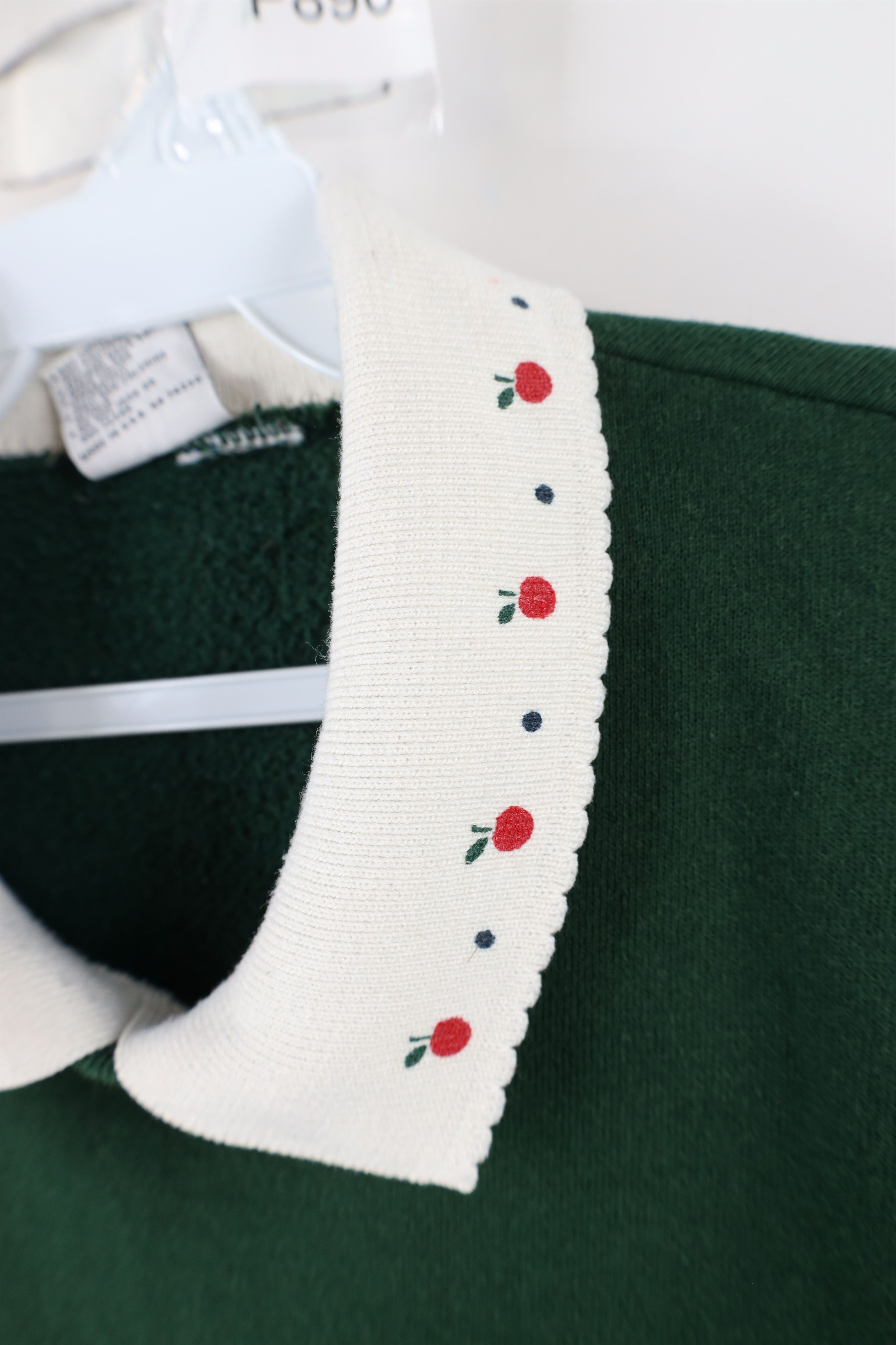 Vintage Vintage 90s Streetwear Is For Apple Collared Sweatshirt USA Size L / US 10 / IT 46 - 5 Thumbnail