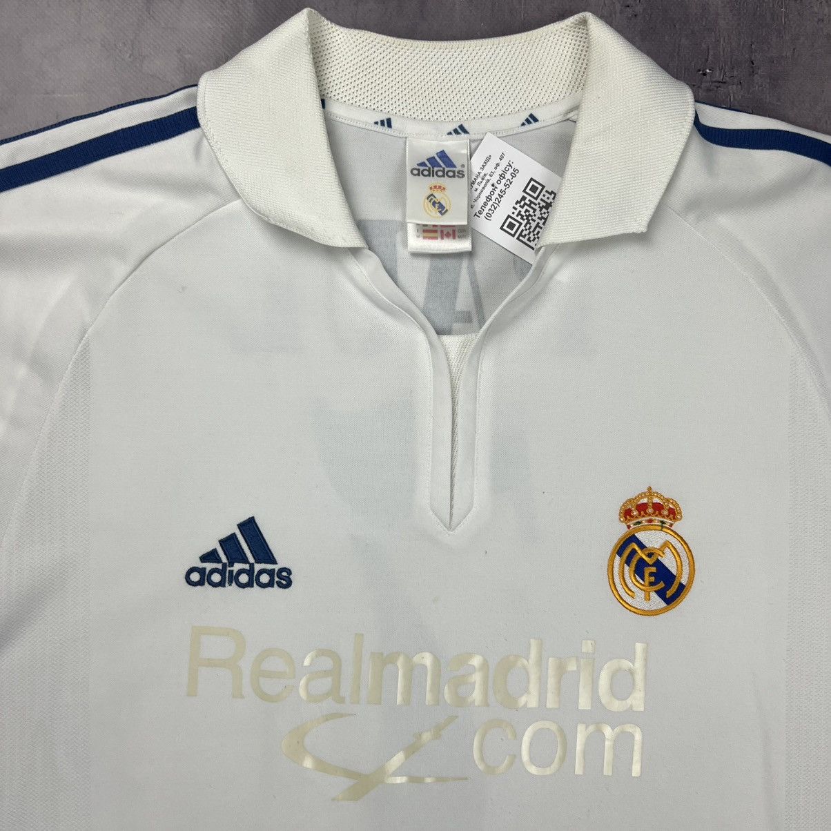 Adidas Rare! Raul 7 Real Madrid Adidas Soccer Jersey Shirt 00s Size US M / EU 48-50 / 2 - 14 Thumbnail
