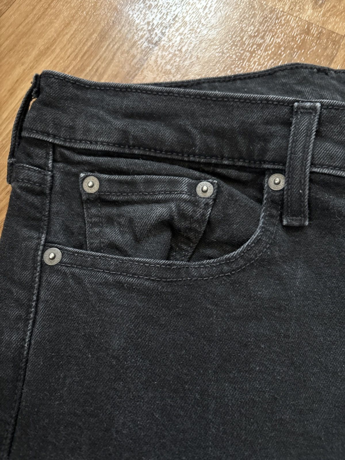 Levi's Levi’s Black Jean Shorts Size US 32 / EU 48 - 8 Thumbnail