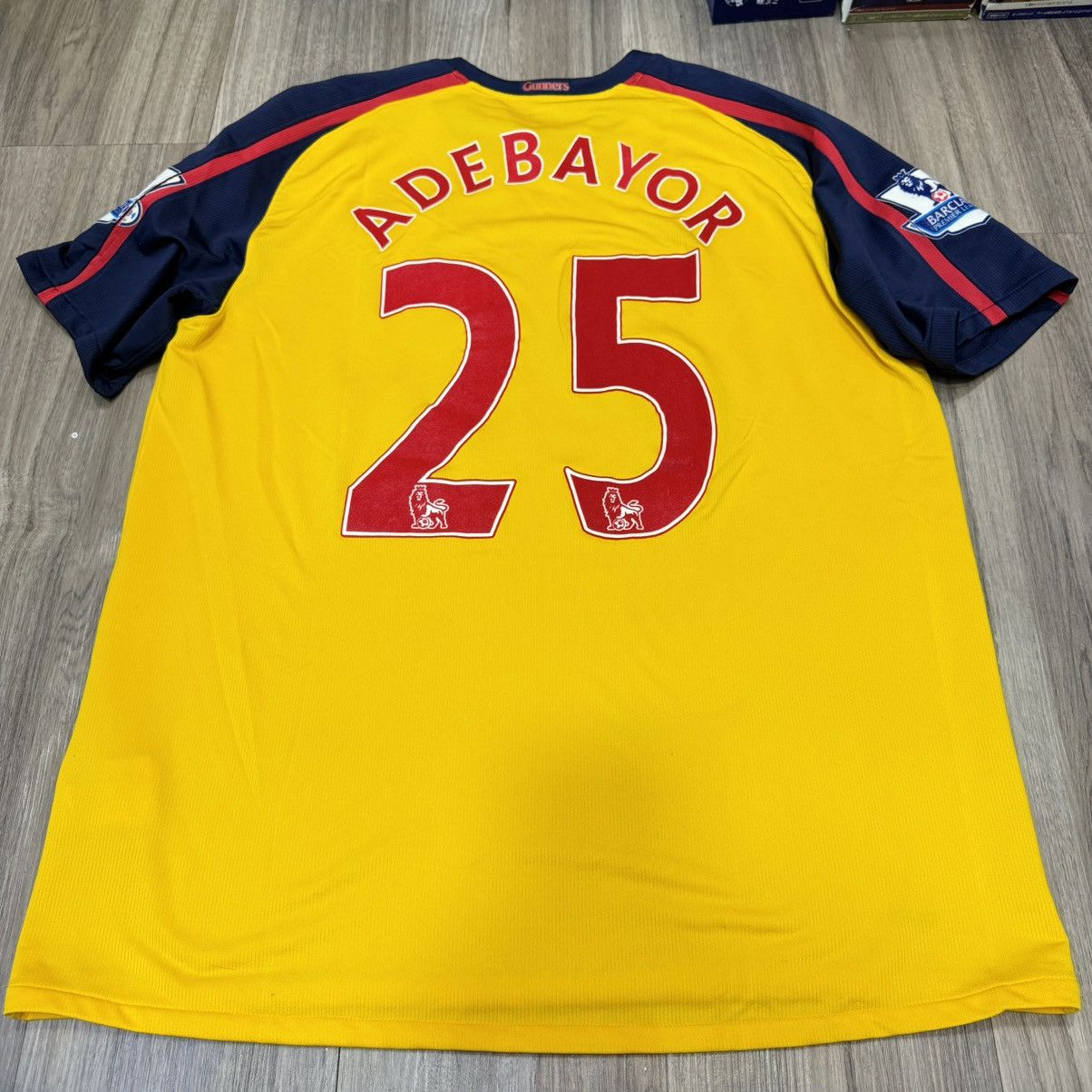 Nike Arsenal 08/09 away shirt #25 Adebayor Size US XL / EU 56 / 4 - 2 Thumbnail
