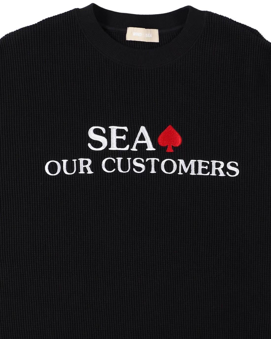 Supreme WIND AND SEA Waffle Crew Neck Shirt Ｑ22 Size US M / EU 48-50 / 2 - 7 Thumbnail