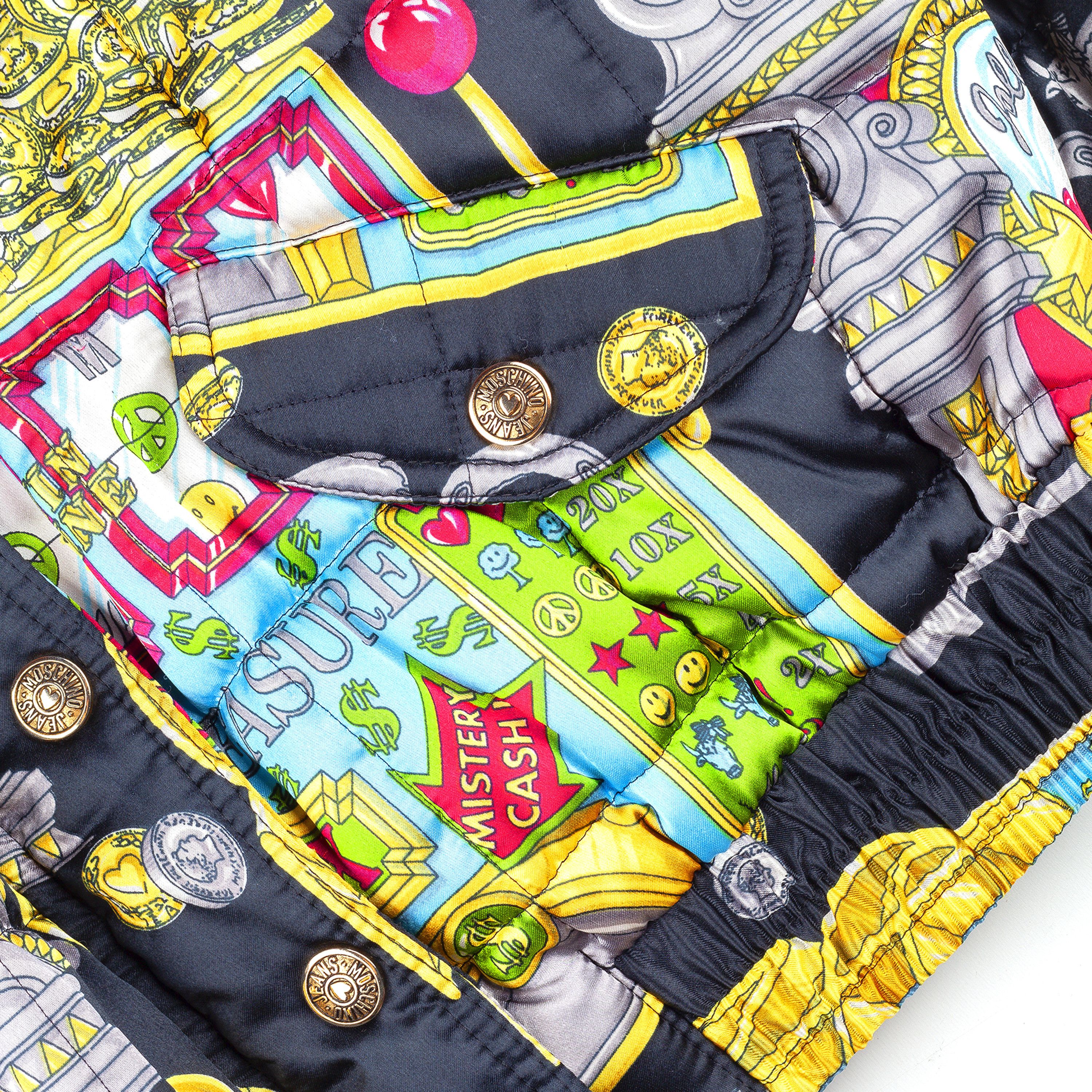 Moschino Jeans 1996 Slot Machine Vintage Bomber Jacket (M)