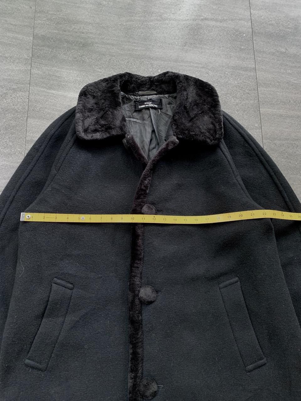 Comme des Garcons FREE TAX! 1991 Heavy Wool Fur Collared Coat Jacket Size US M / EU 48-50 / 2 - 12 Thumbnail