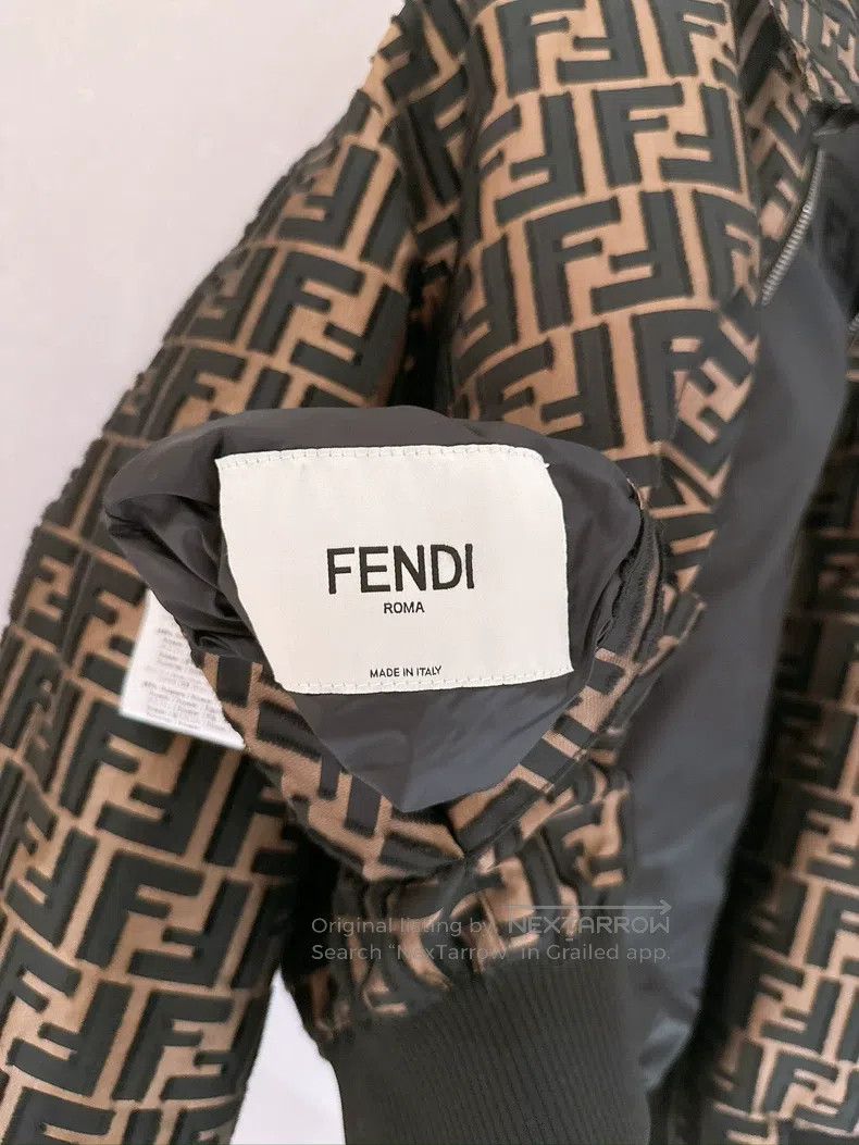 Fendi Fendi Double-Sided FF Full Logo Short Jacket 40 Size Monog Size XS / US 0-2 / IT 36-38 - 8 Thumbnail