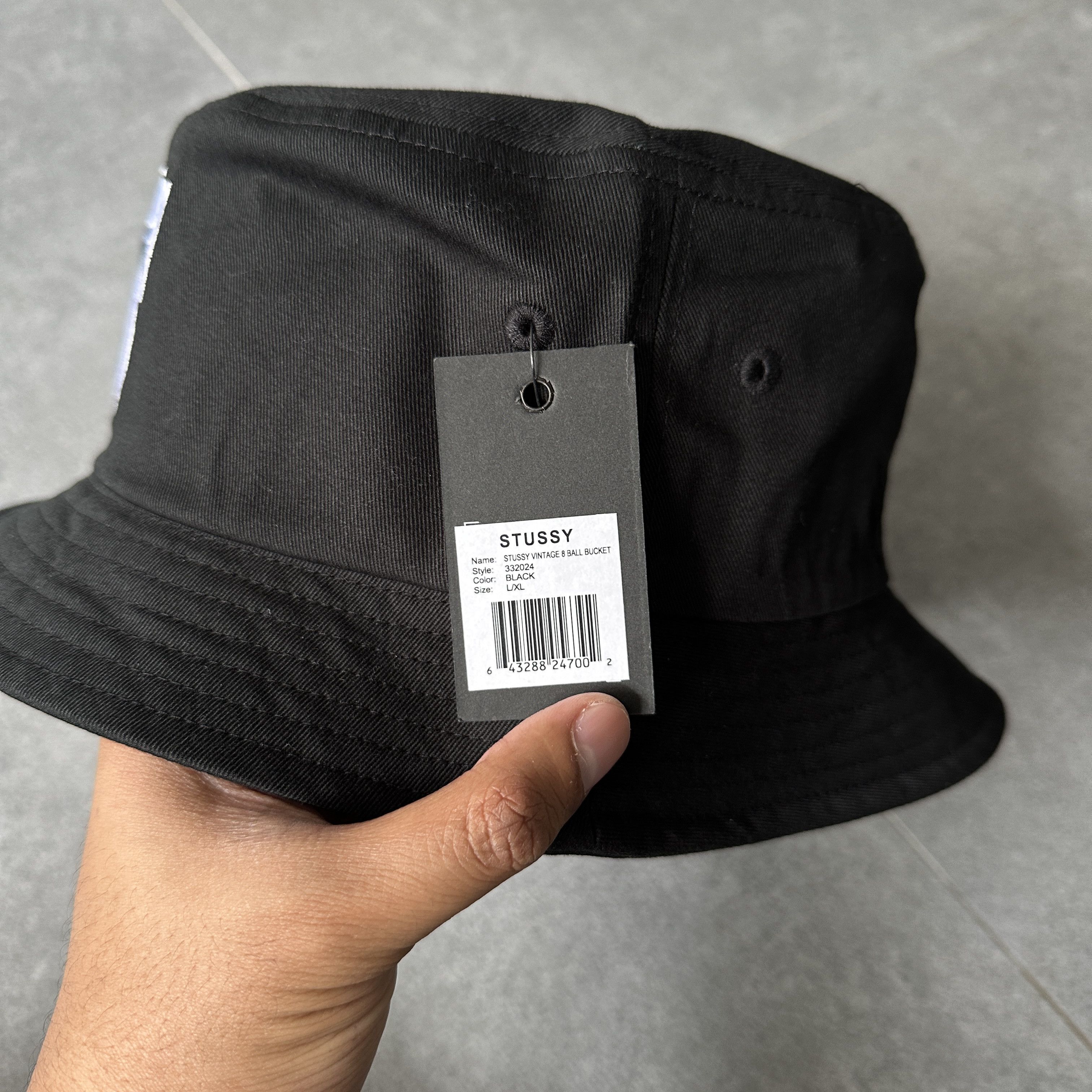 Vintage RARE STUSSY 8- BALL BUCKET HAT L/XL Size ONE SIZE - 3 Thumbnail
