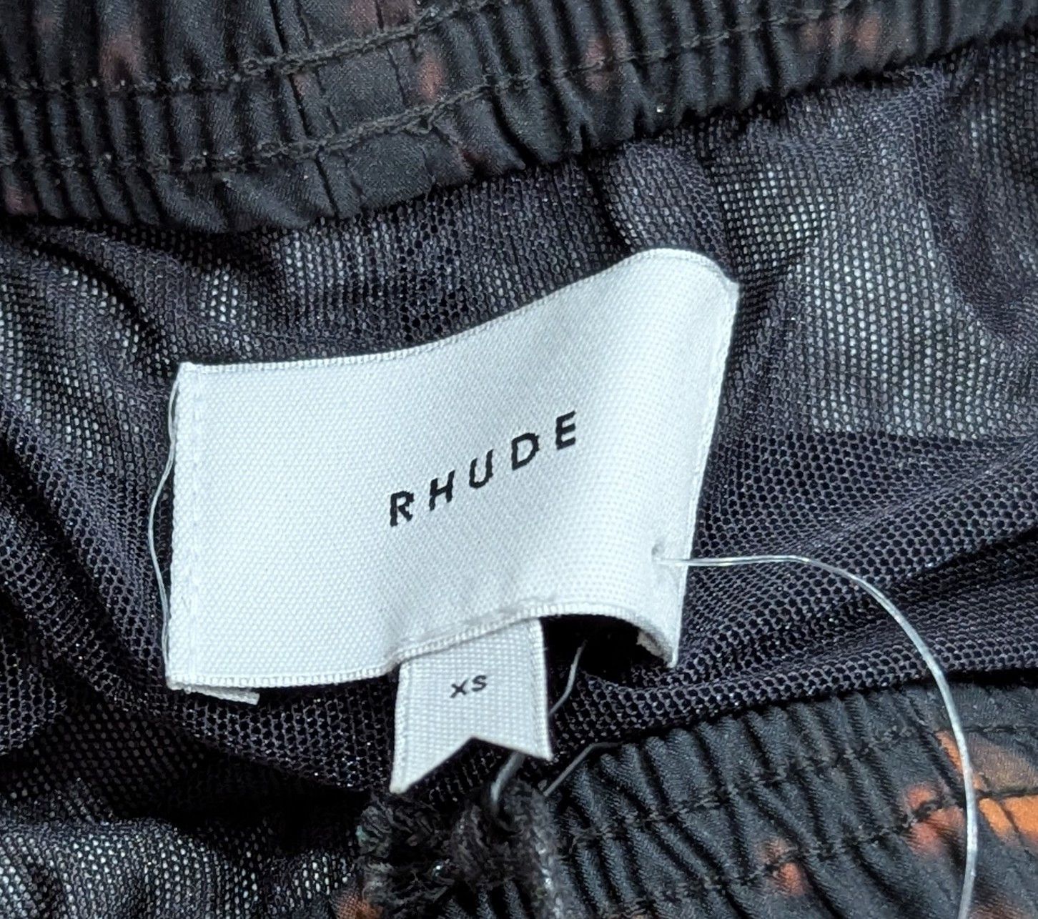 Rhude RHUDE Tortoise Print Swim Shorts Trunks Black XS Size US 28 / EU 44 - 6 Thumbnail