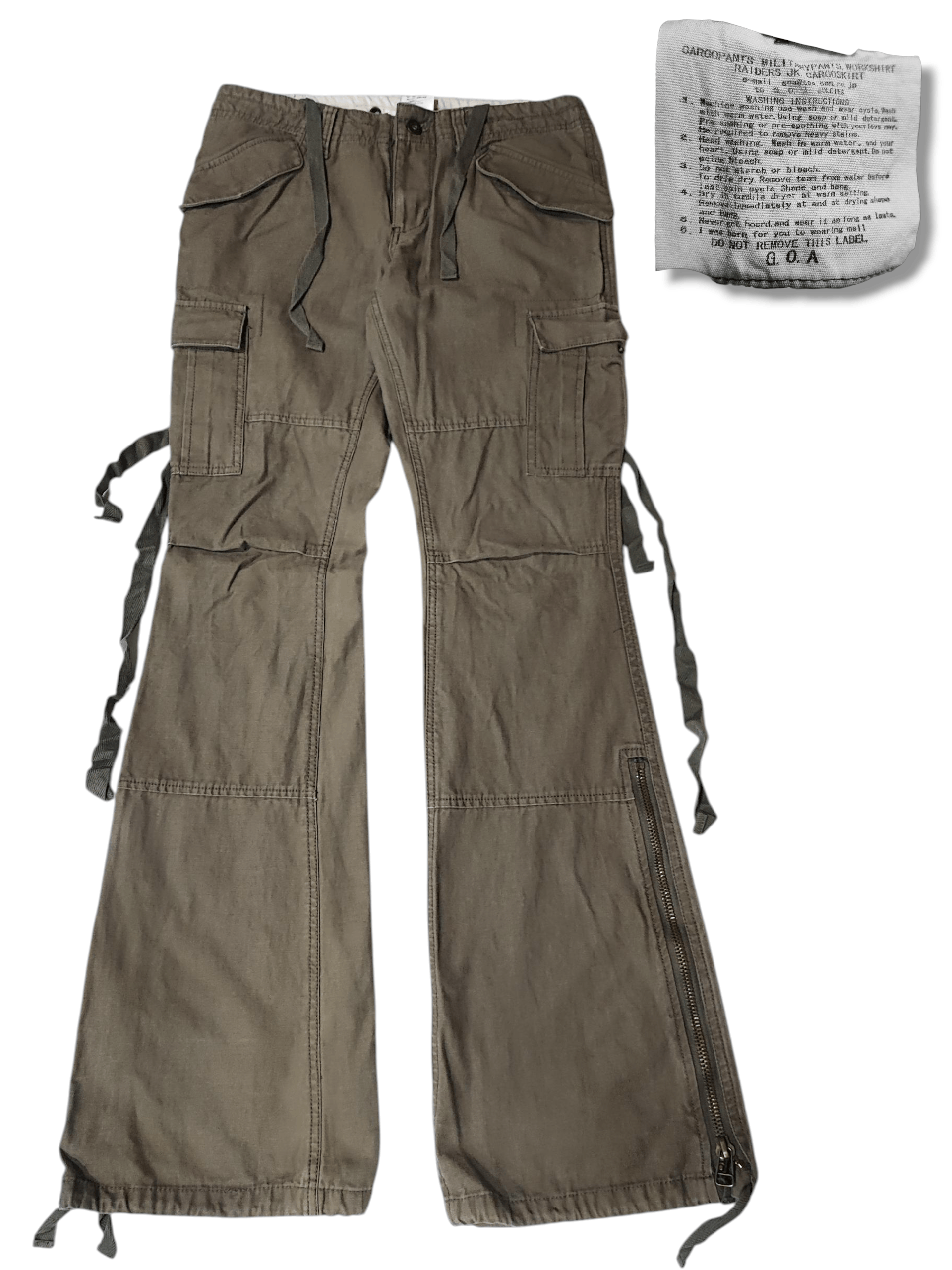 パンツ goa linen cotton military cargo pants goa linen cotton military cargo pants 【公式通販】