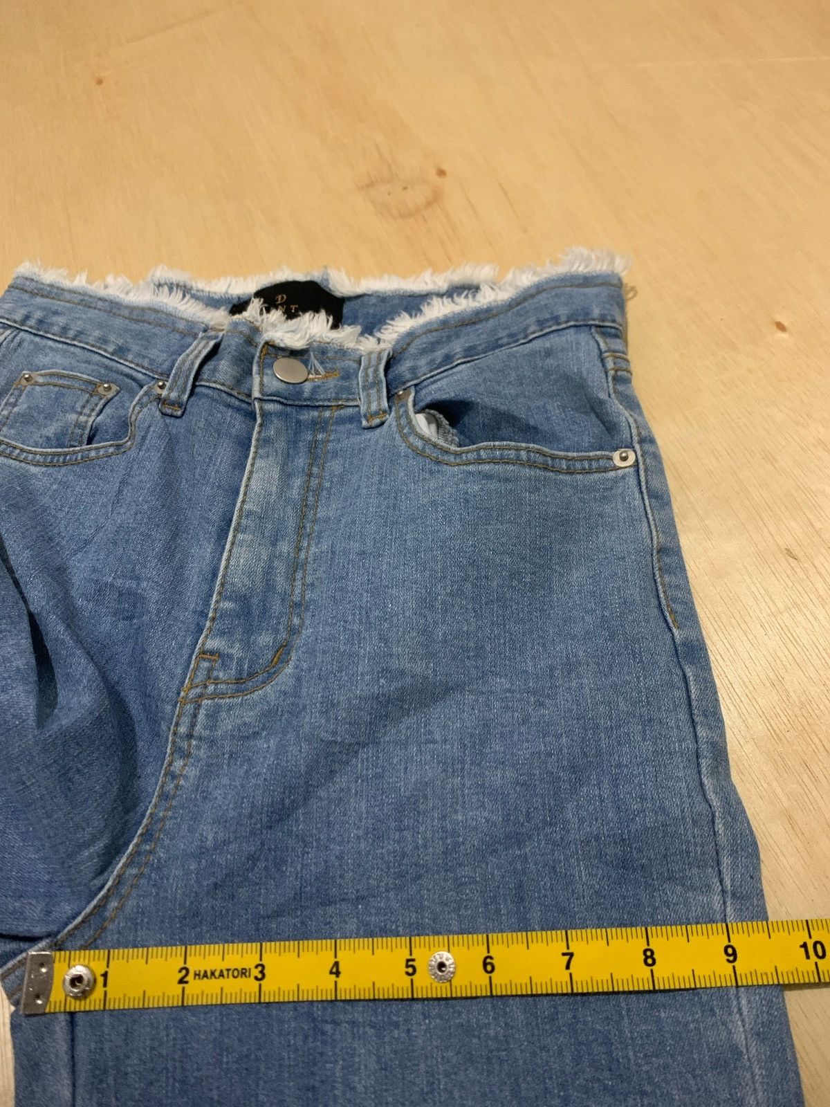 14th Addiction × 20471120 × Japanese Brand Y2k Flare DINT Denim Jeans Bootcut Size 28" / US 6 / IT 42 - 12 Thumbnail