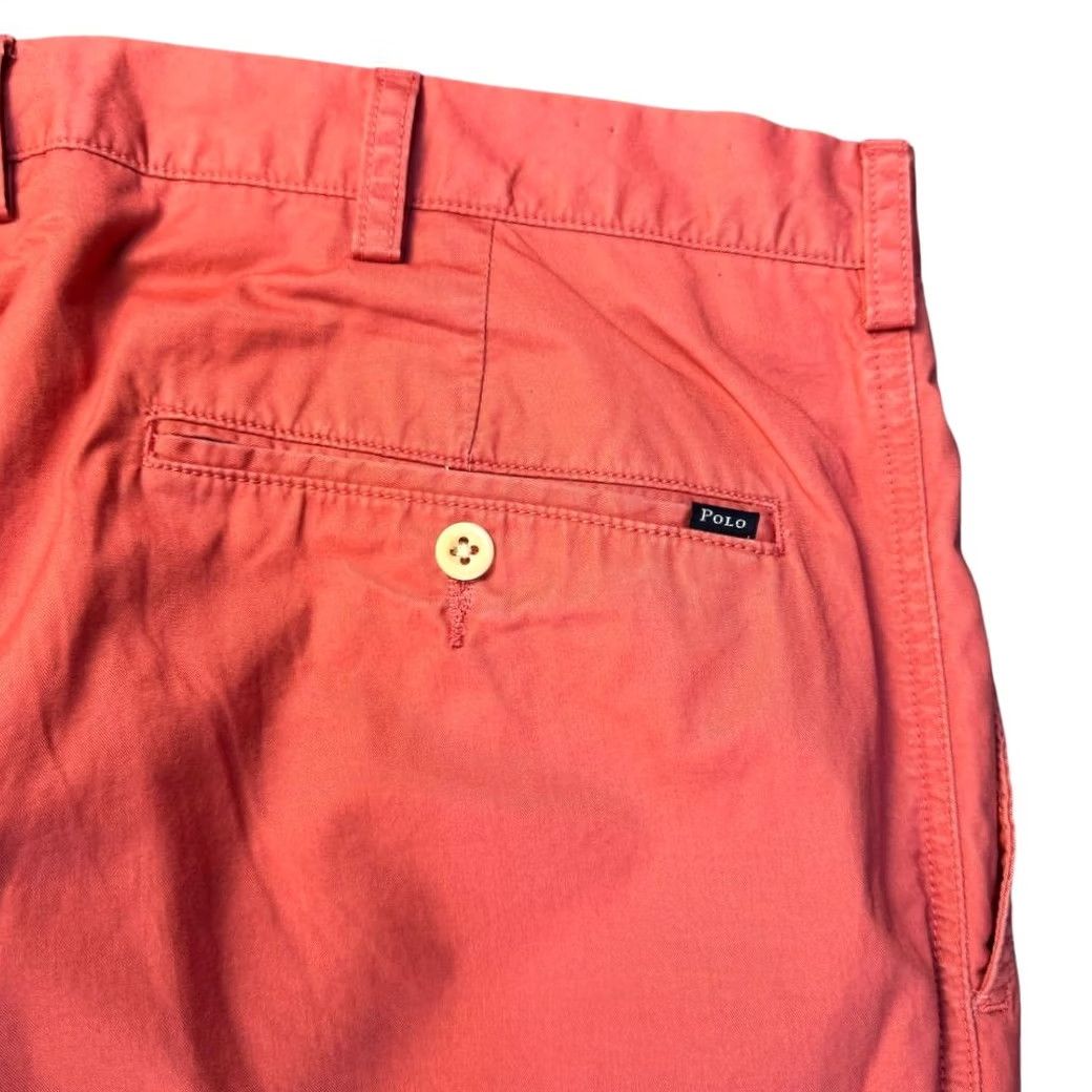 Polo Ralph Lauren VINTAGE Polo Ralph Lauren Chino Pants 36x30 Suffield Pima Cotton Salmon Men Regular 36 Pink 90s Mens Size US 36 / EU 52 - 5 Thumbnail