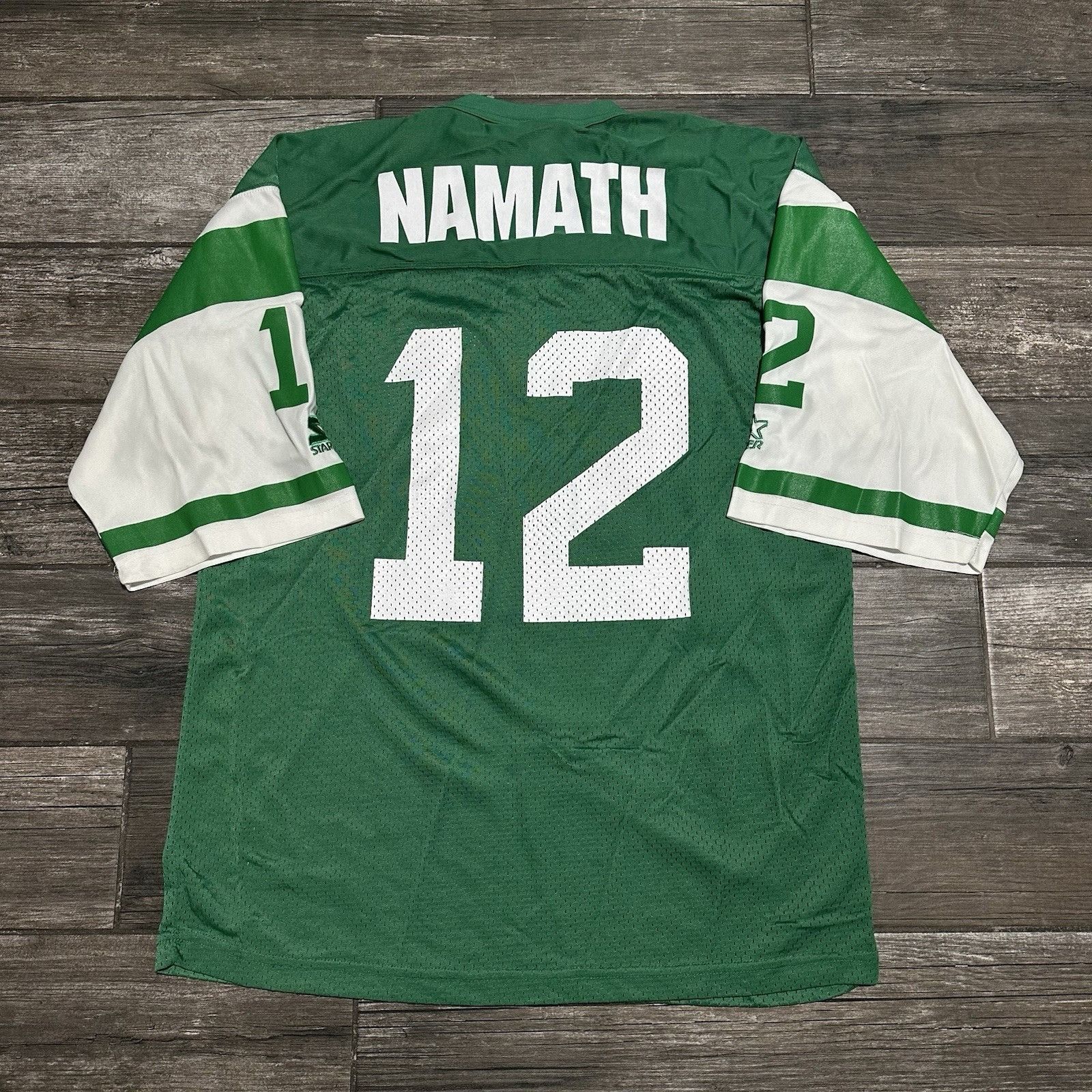 Starter VTG STARTER JOE NAMATH NEW YORK JETS GREEN FOOTBALL LEGENDS Size US L / EU 52-54 / 3 - 3 Thumbnail