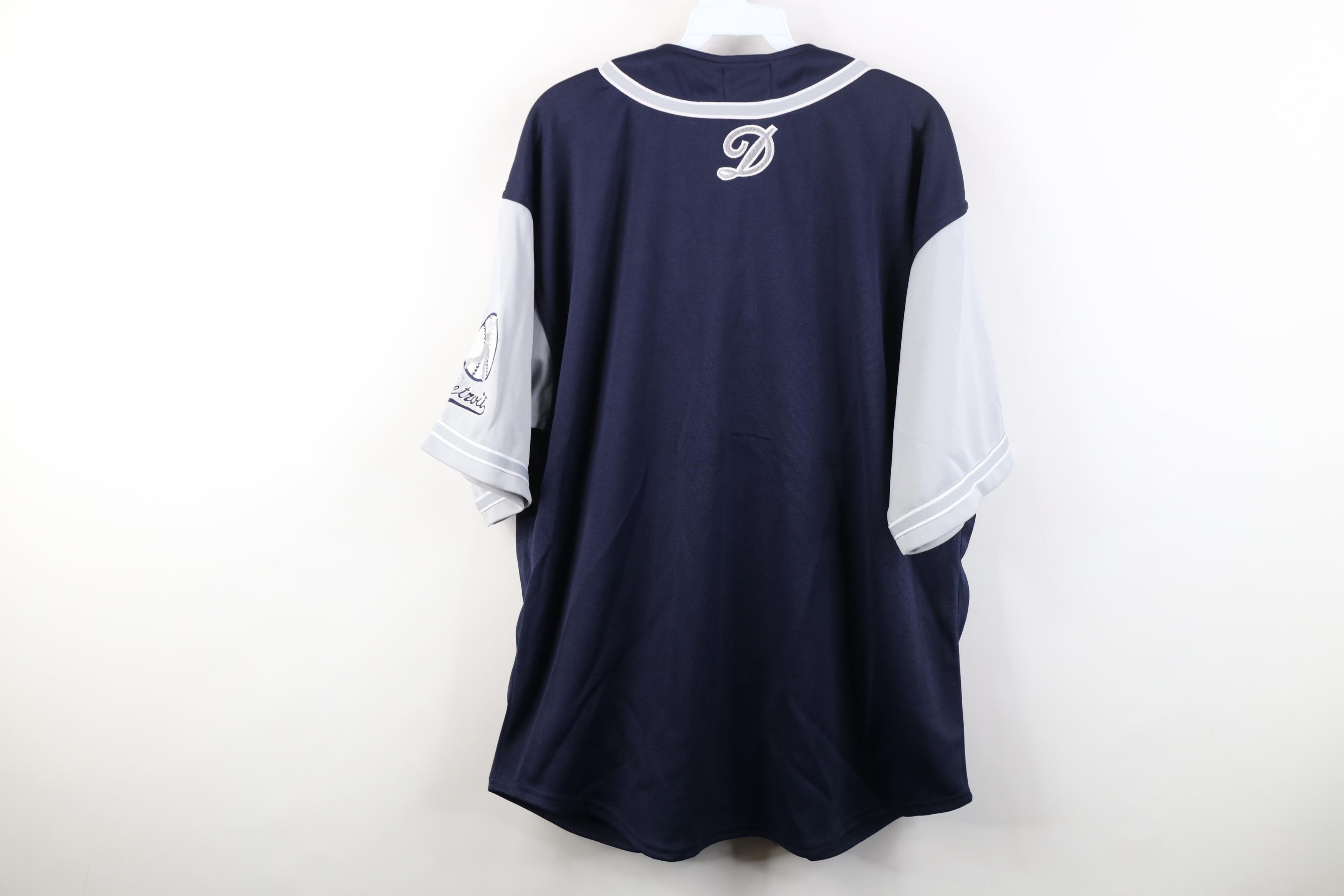 Vintage Deadstock Vintage 90s Y2K Tigers Baseball Jersey Navy Size US M / EU 48-50 / 2 - 16 Thumbnail