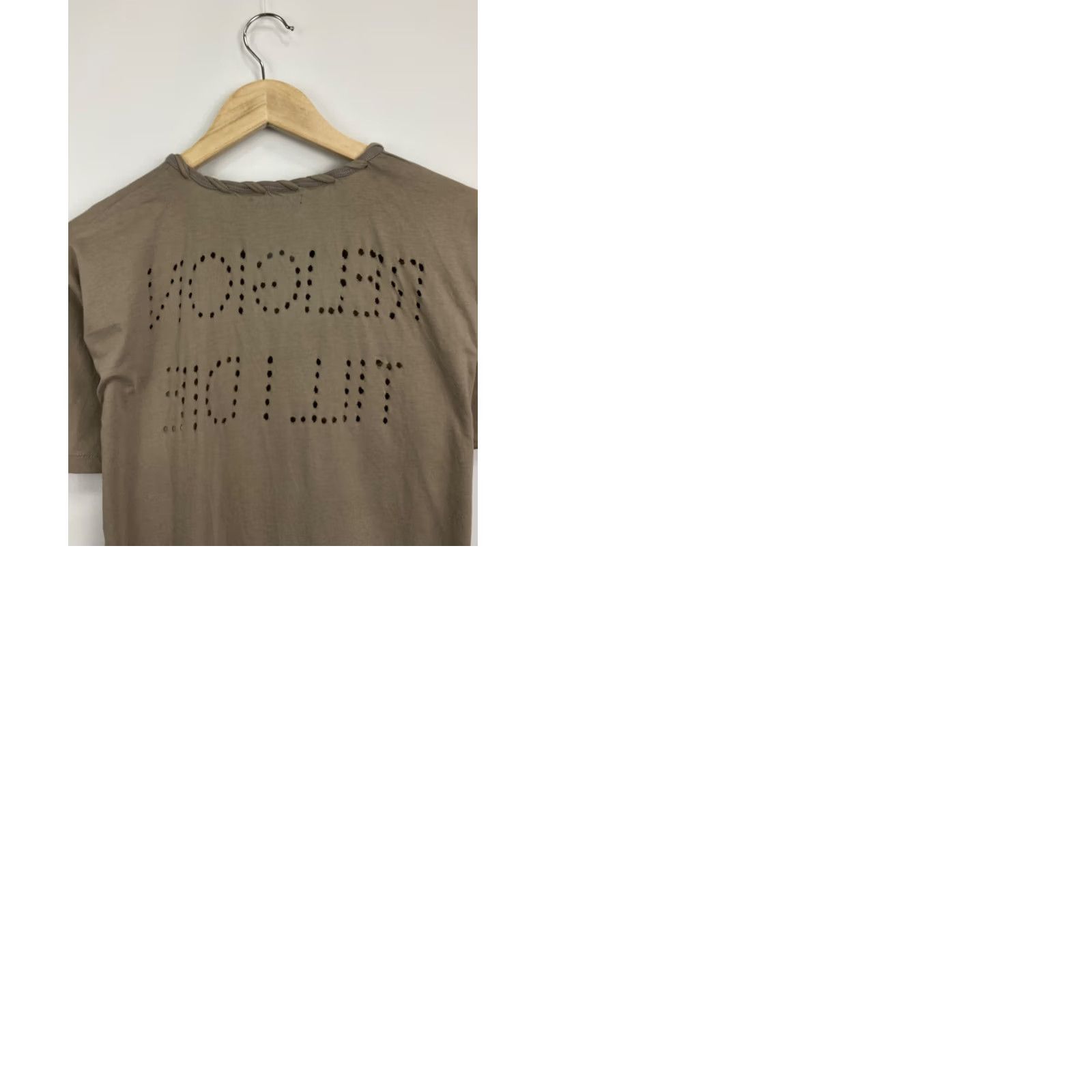 Vintage Avante Garde Handmade 20151735 Religion Till I Die T-Shirt M Beige Men VINTAGE? Size US M / EU 48-50 / 2 - 9 Thumbnail