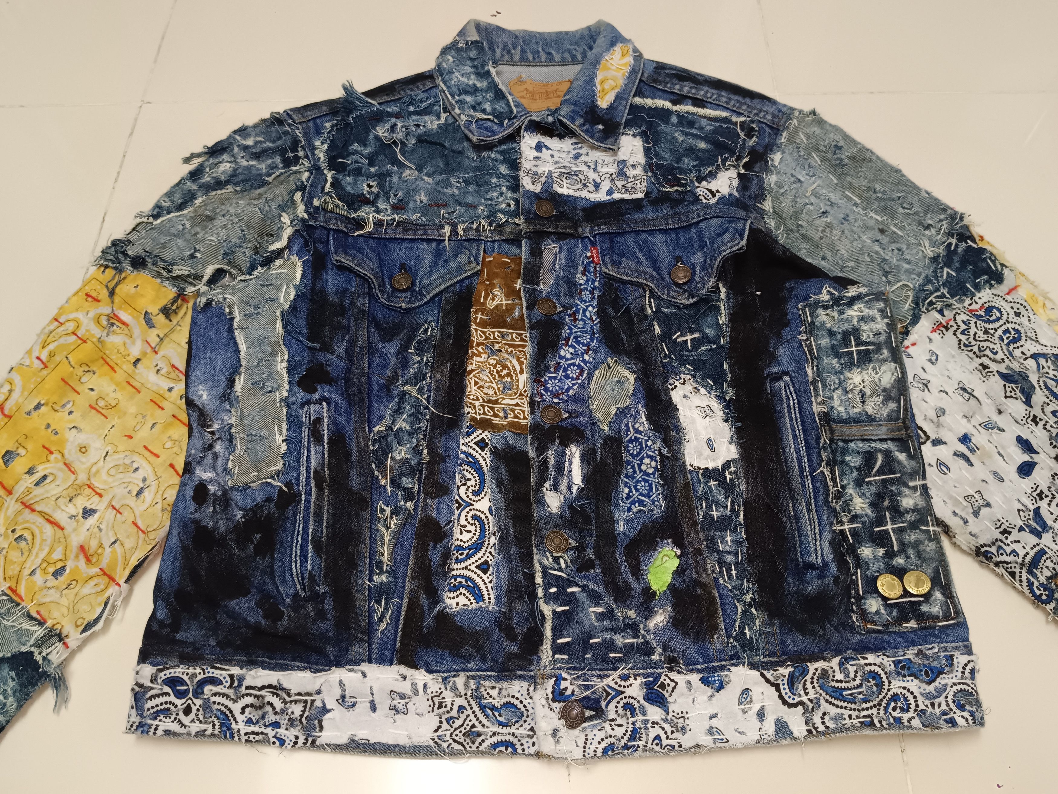 If Six Was Nine × Levi's Vintage Levis Trucker Jacket Size US M / EU 48-50 / 2 - 4 Thumbnail
