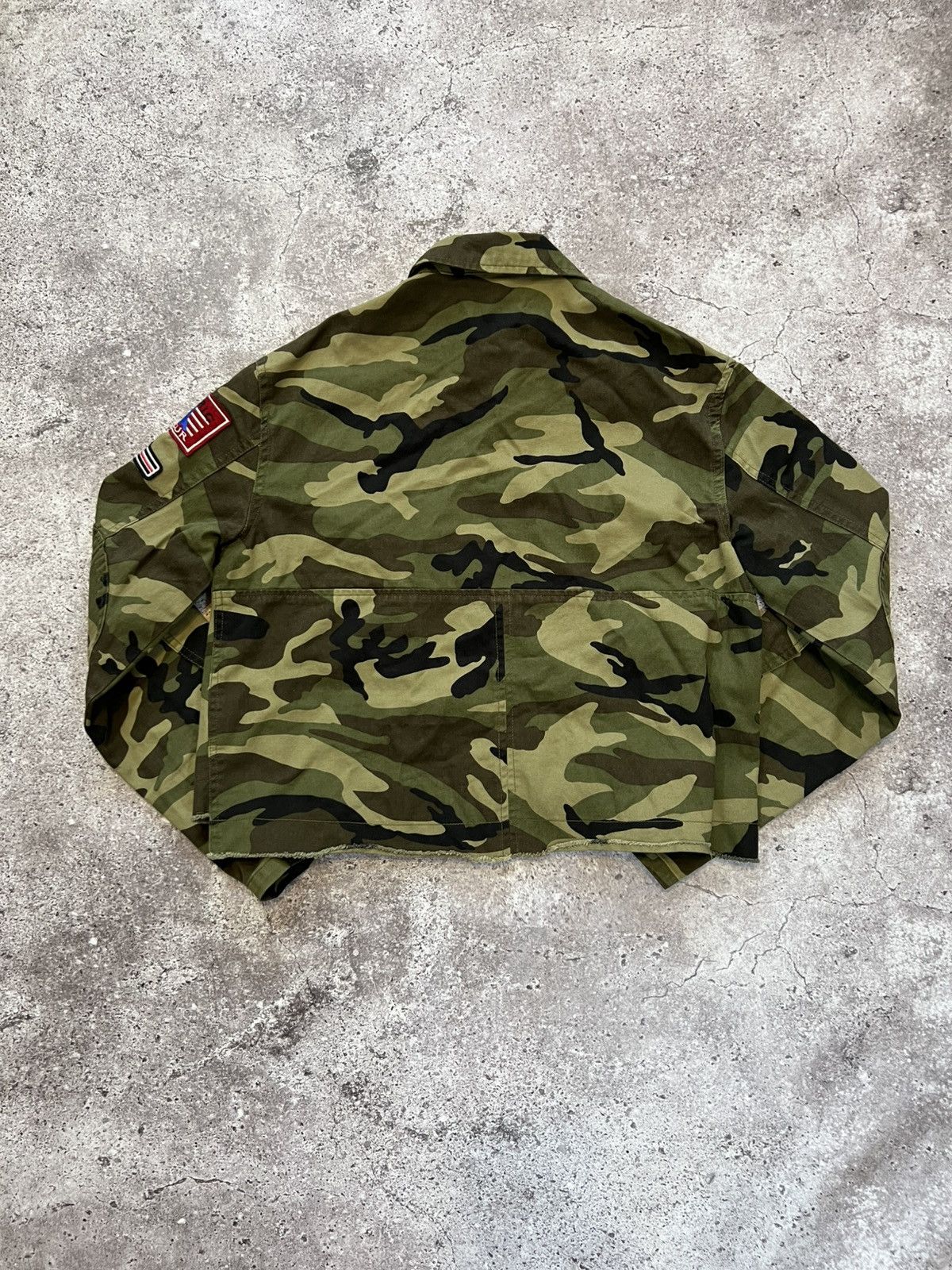 Hysteric Glamour VTG Hysteric Glamour Style Camo Cropped Jacket YK2 Size US S / EU 44-46 / 1 - 5 Thumbnail