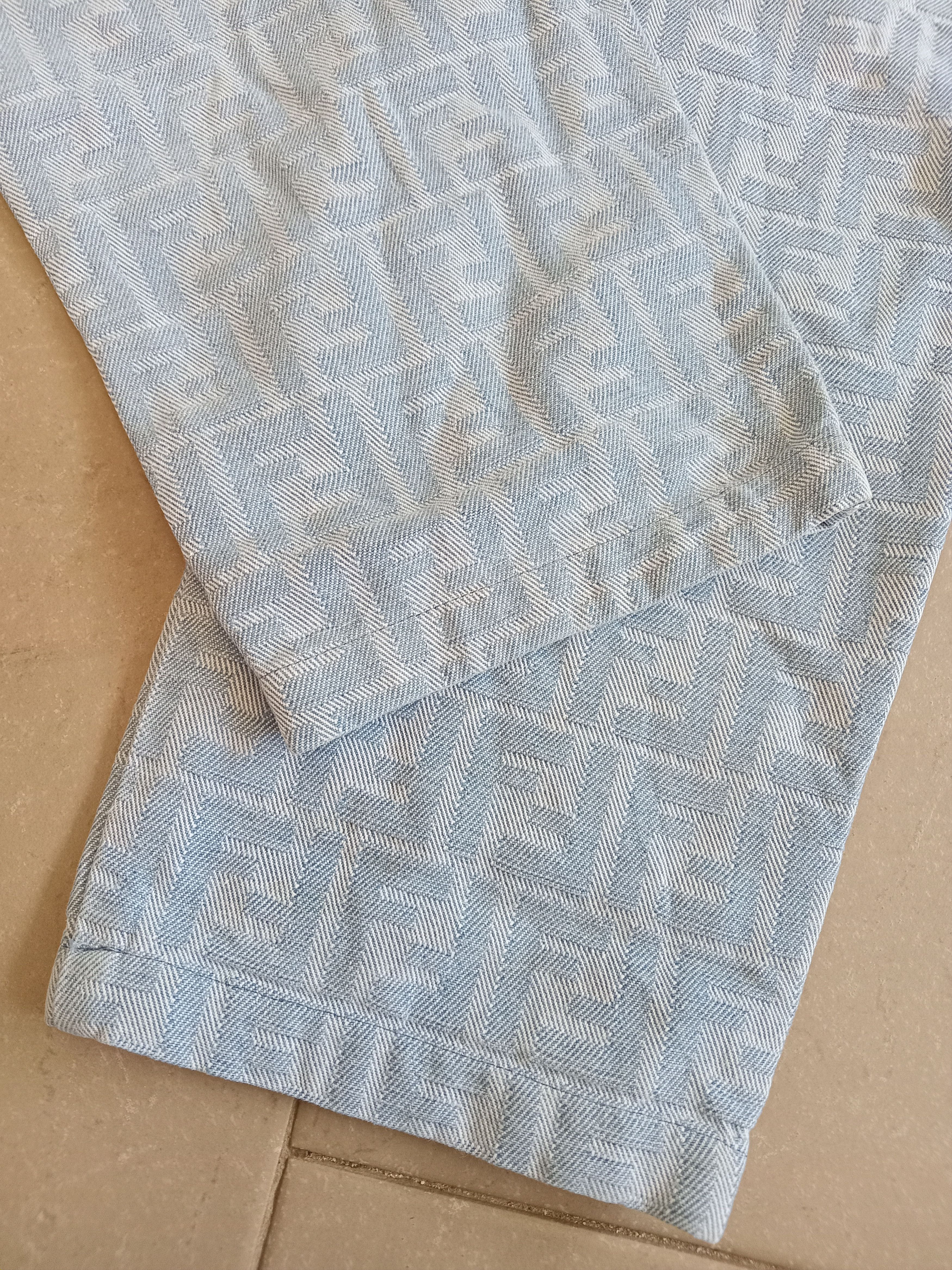 Fendi × Vintage Vtg Fendi Zucca Monogram Denim High Waist Jeans Size 26" / US 2 / IT 38 - 12 Thumbnail
