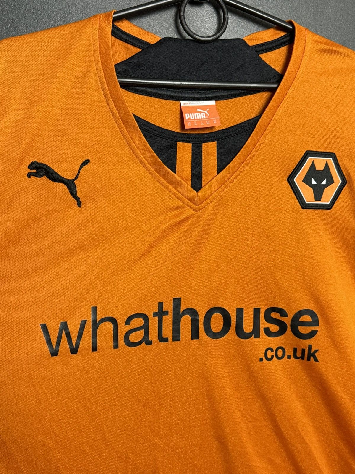 Puma Wolverhampton Wanderers 13/14 Home Football Jersey Size US XL / EU 56 / 4 - 3 Thumbnail