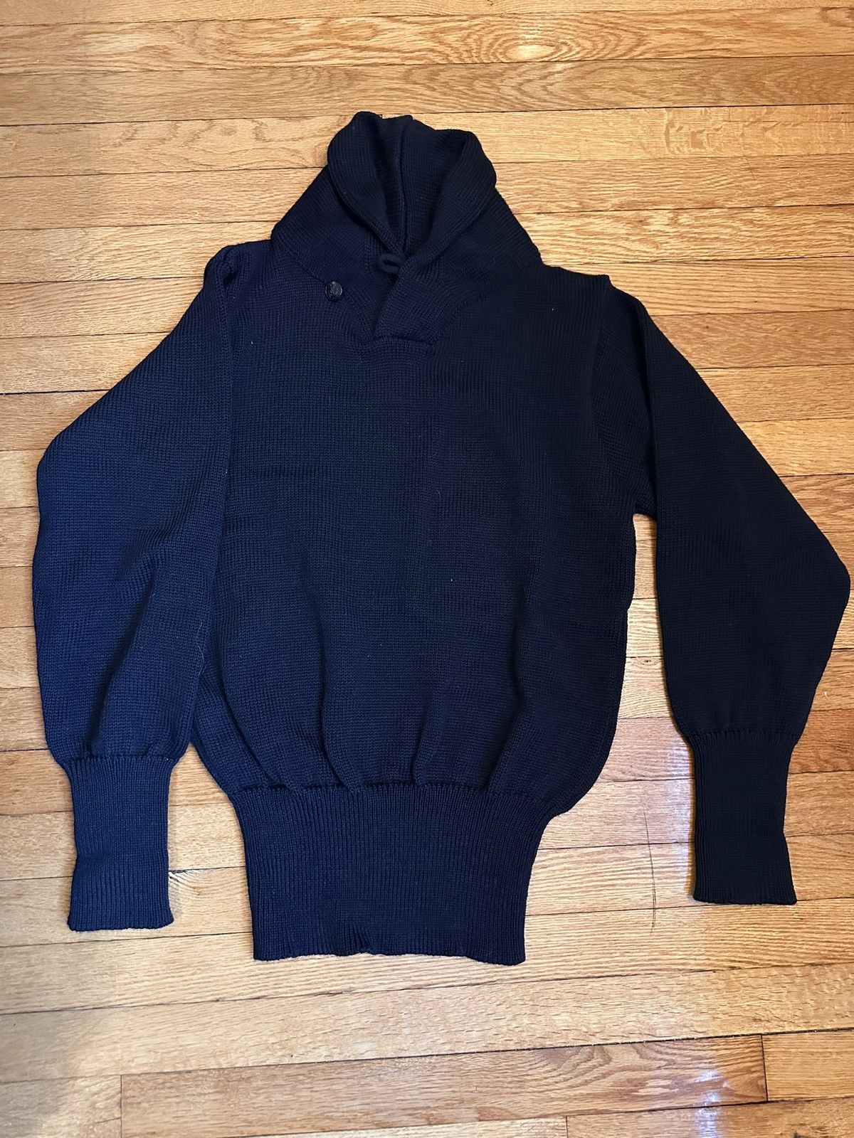 North Sea Clothing North Sea Clothing Expedition Shawl Collar Sweater Navy NWOT Size US M / EU 48-50 / 2 - 1 Thumbnail