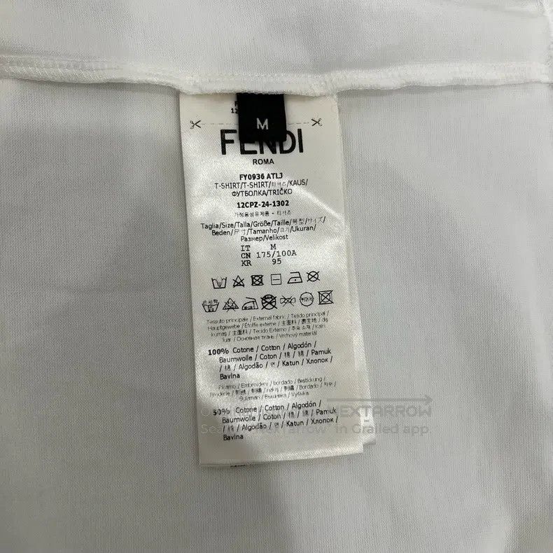 Fendi Fendi Fries embroidery short sleeve T-shirt Size US M / EU 48-50 / 2 - 6 Thumbnail